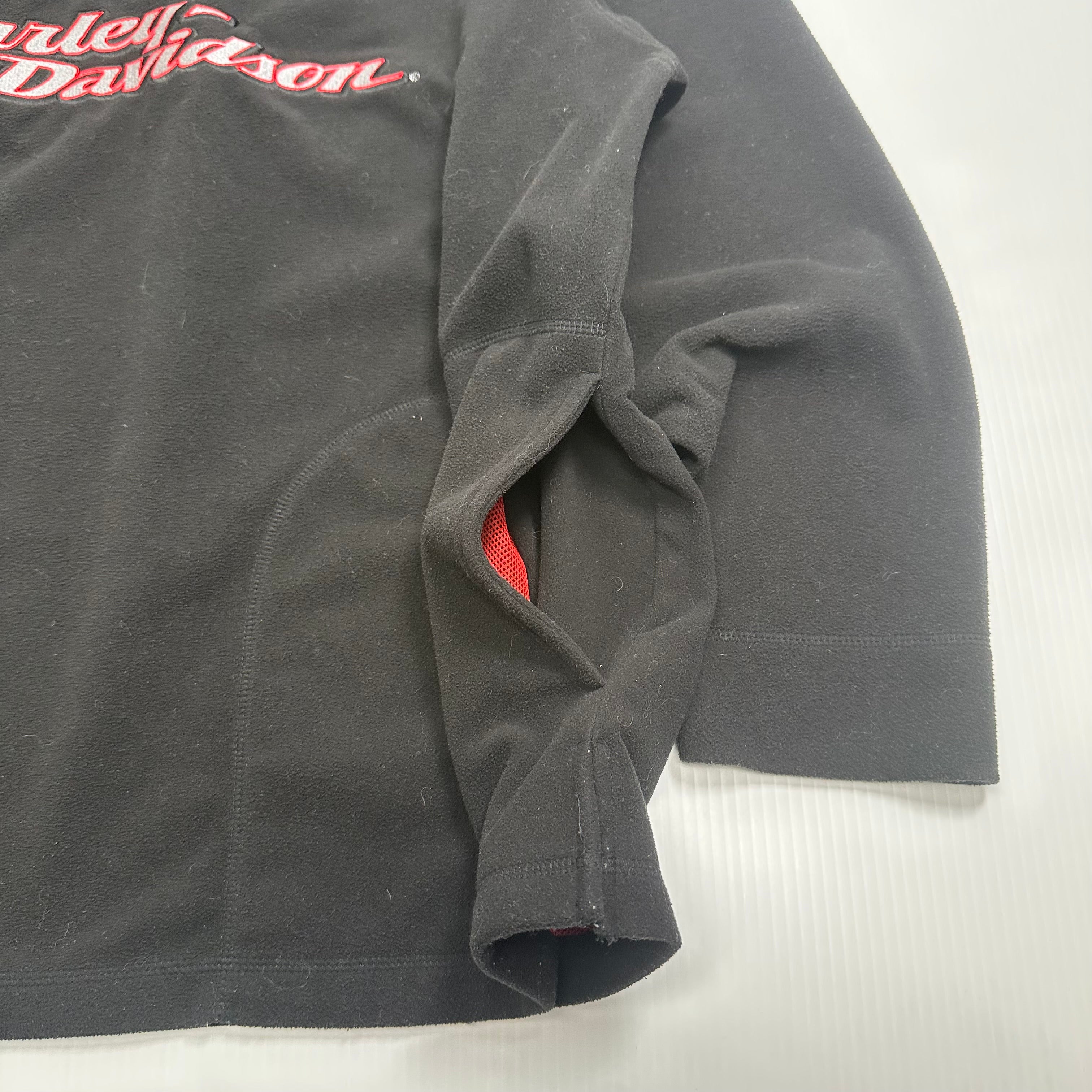 Harley Davidson Fleece 1/2 Zip Jacket XL