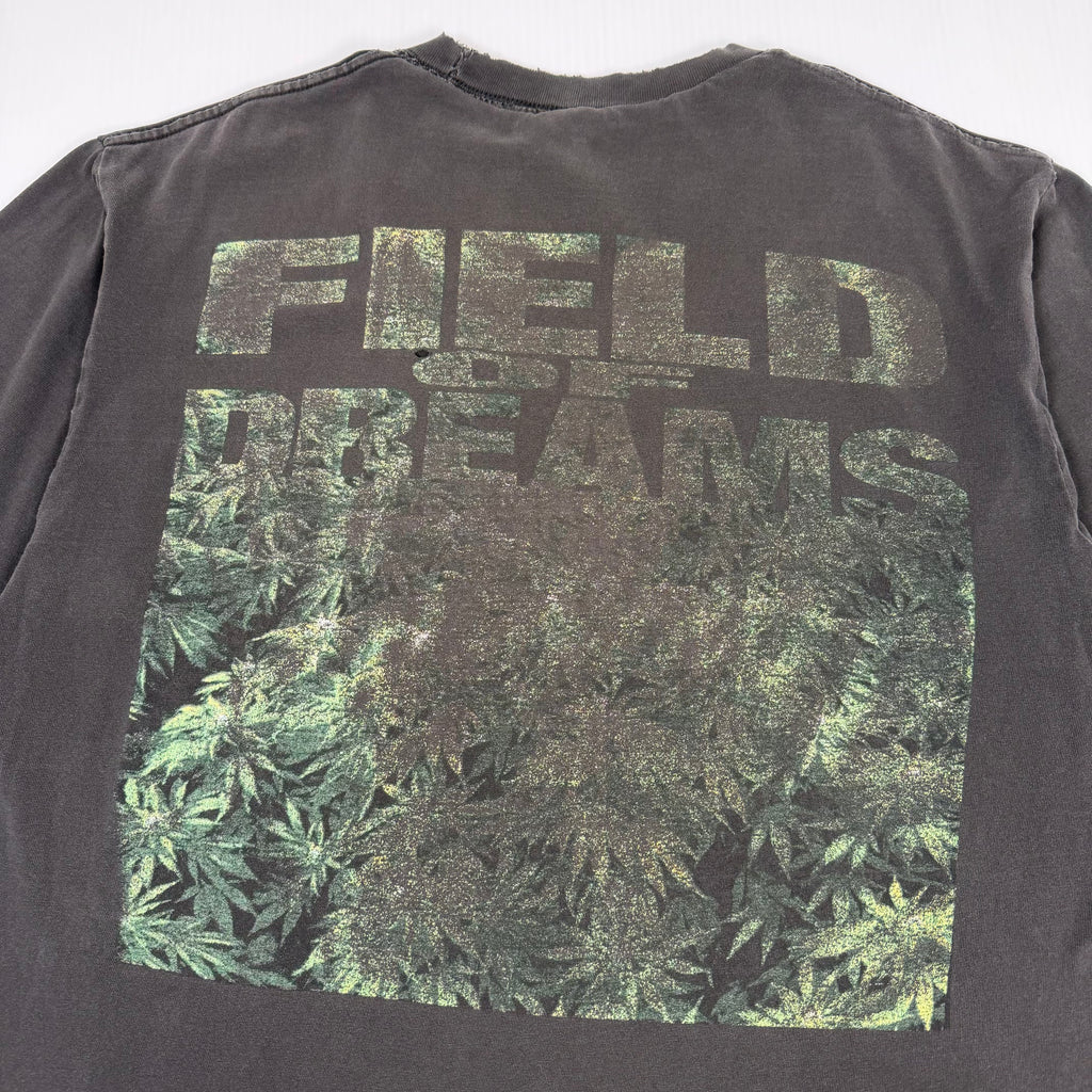 Vintage Field Of Dreams Cannabis Faded Tee L