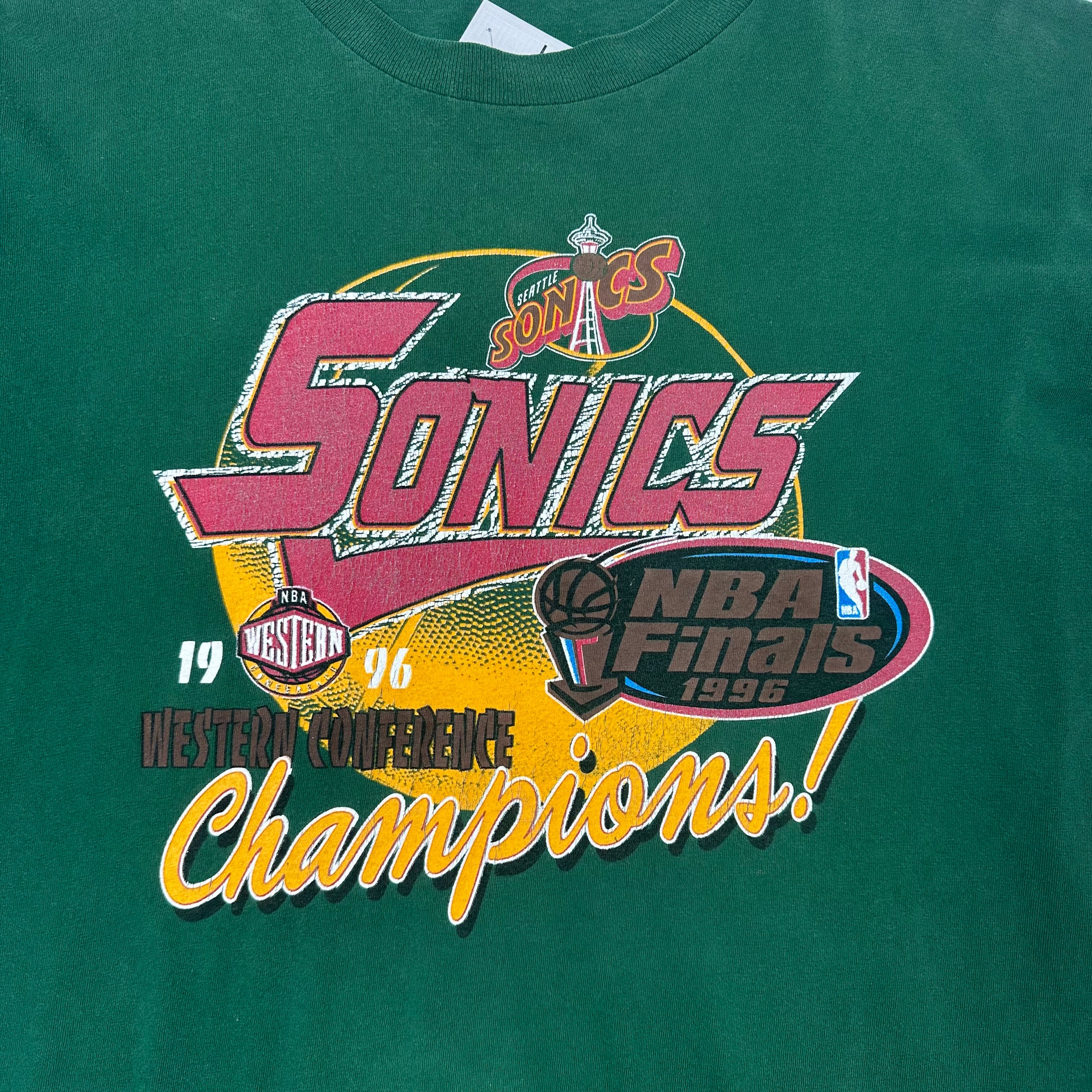1996 Seattle Sonics NBA Finals Graphic Tee XL