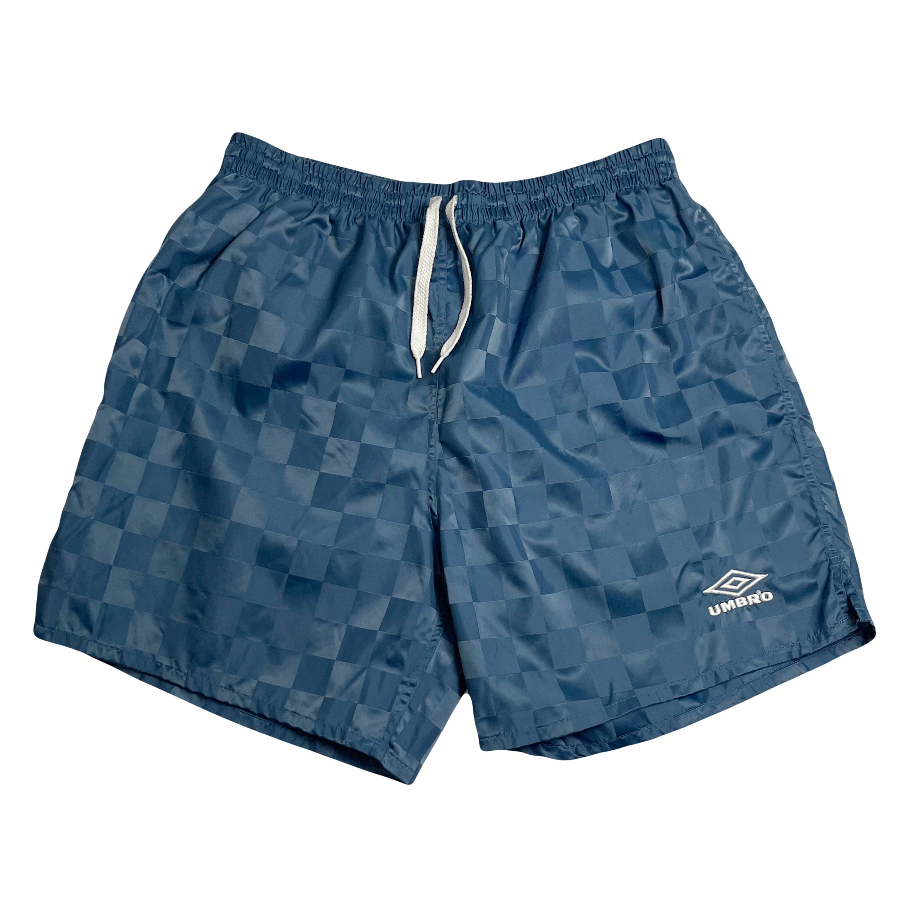 Vintage Umbro Checkered Athletic Shorts L