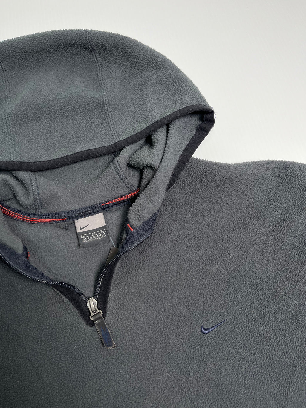 Y2K Nike Two Tone Fleece 1/4 Zip XL