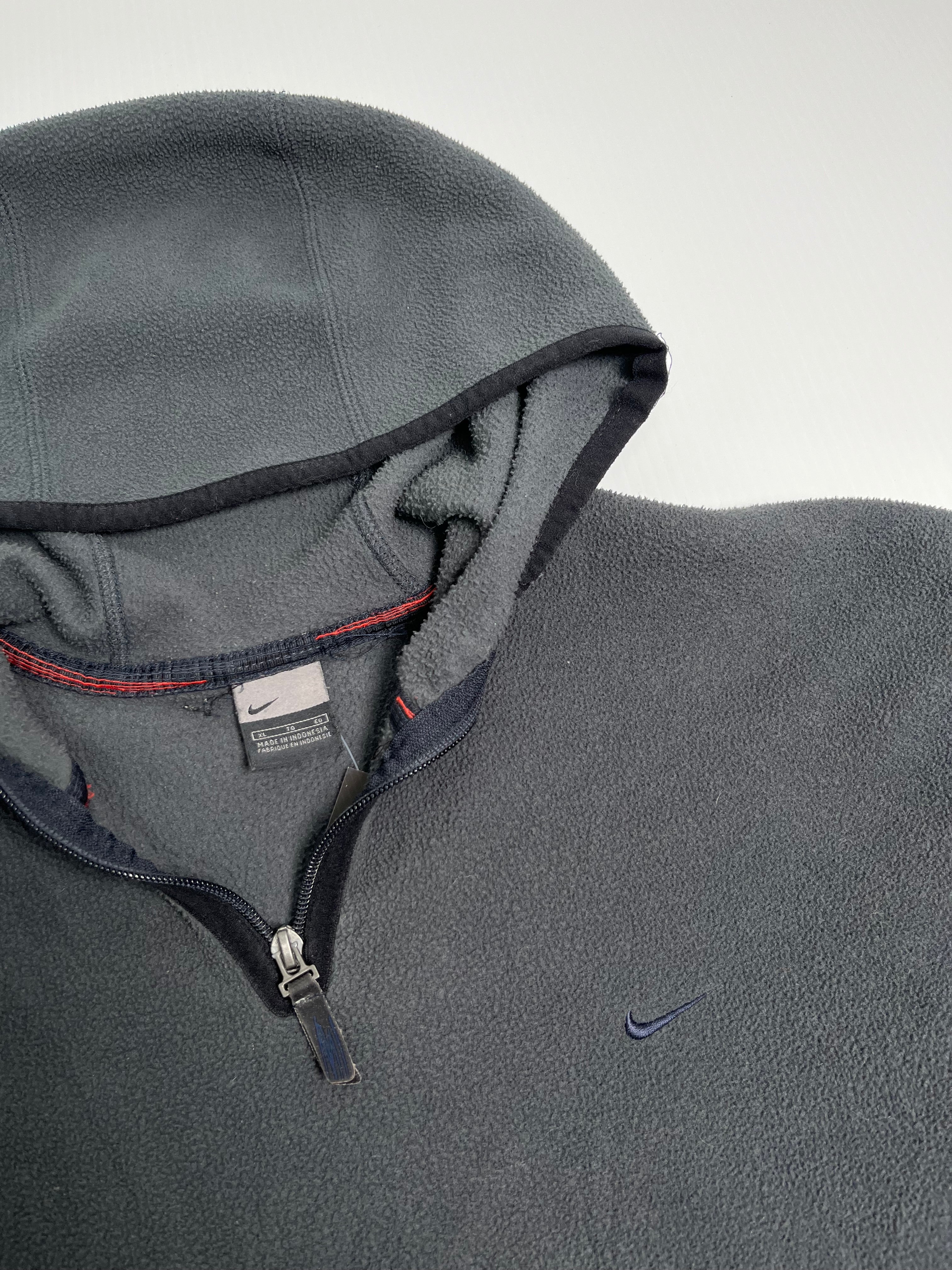 Y2K Nike Two Tone Fleece 1/4 Zip XL