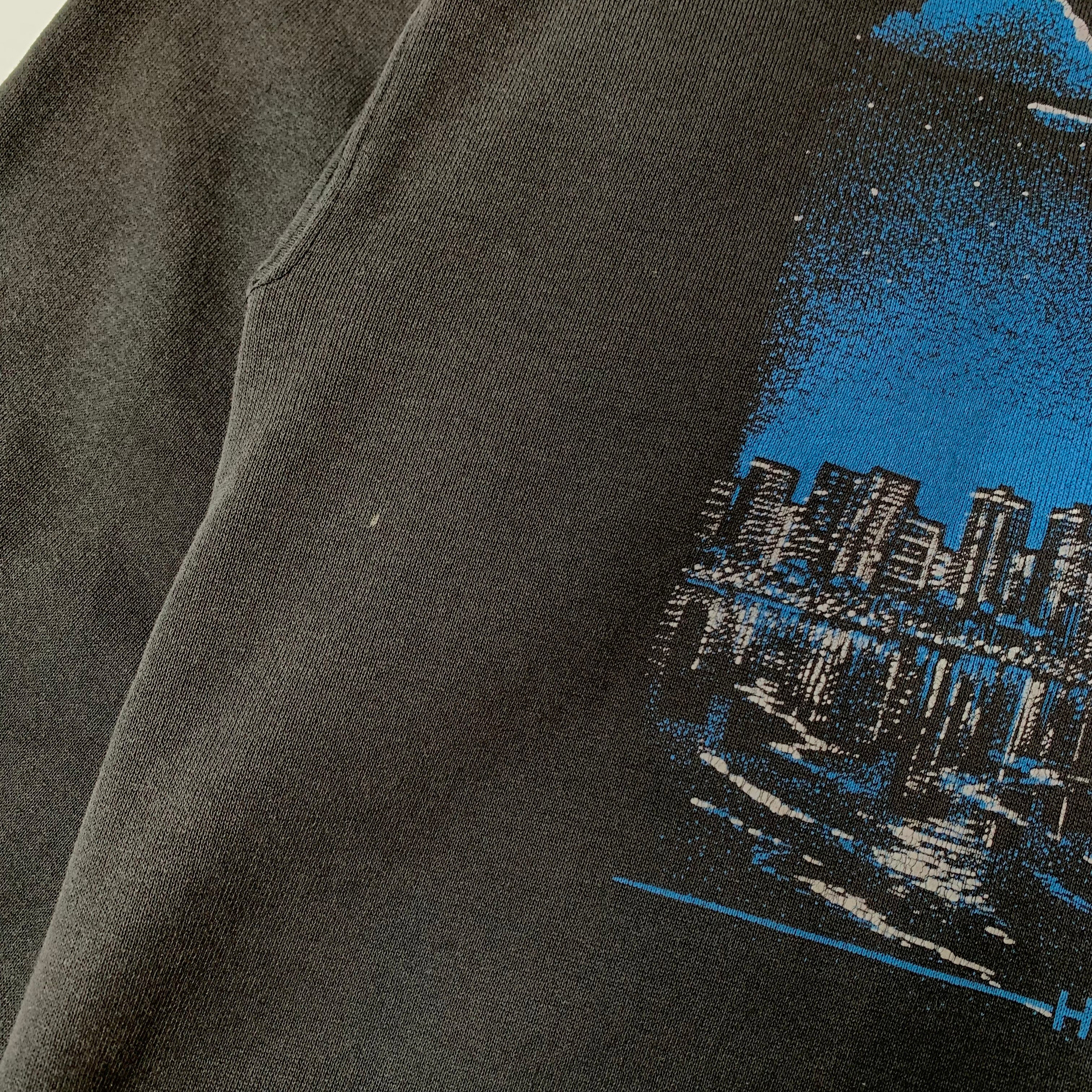 90s Distressed Moonlighting Waikiki Hawaii Crewneck XL