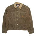 Carhartt Brown Blanket Lined Trucker Jacket M