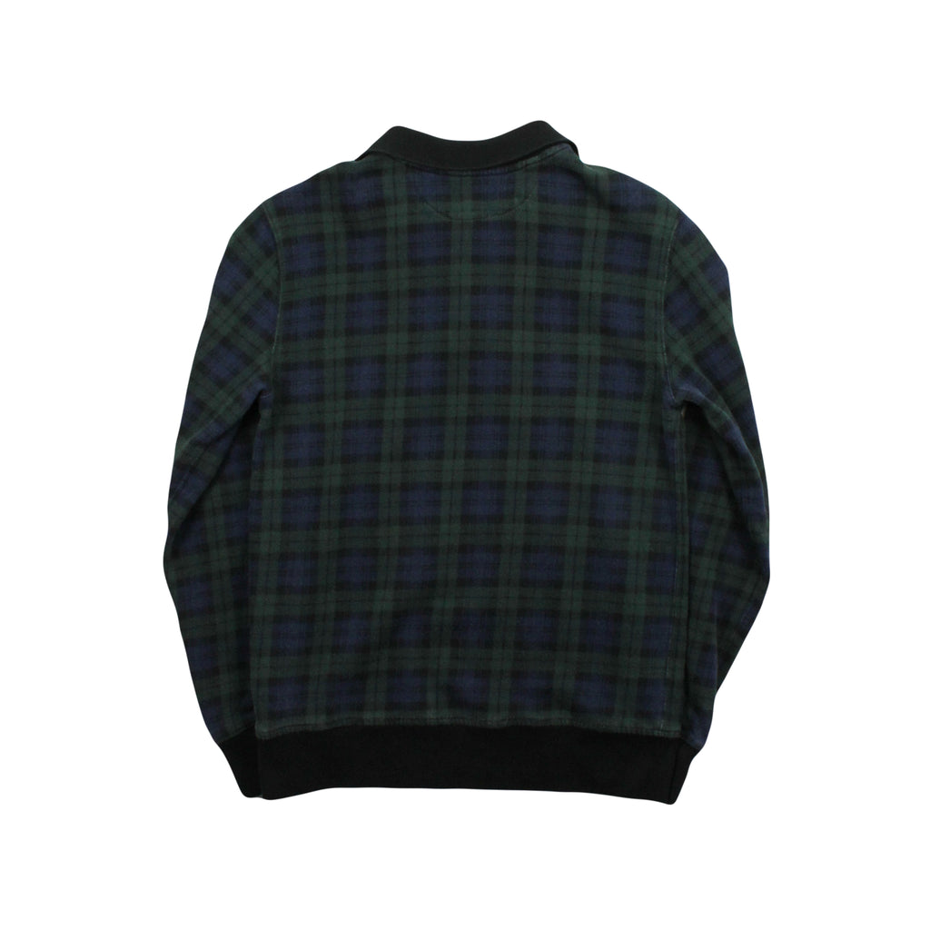 Polo Ralph Lauren Plaid 1/4 Zip Sweatshirt Youth L
