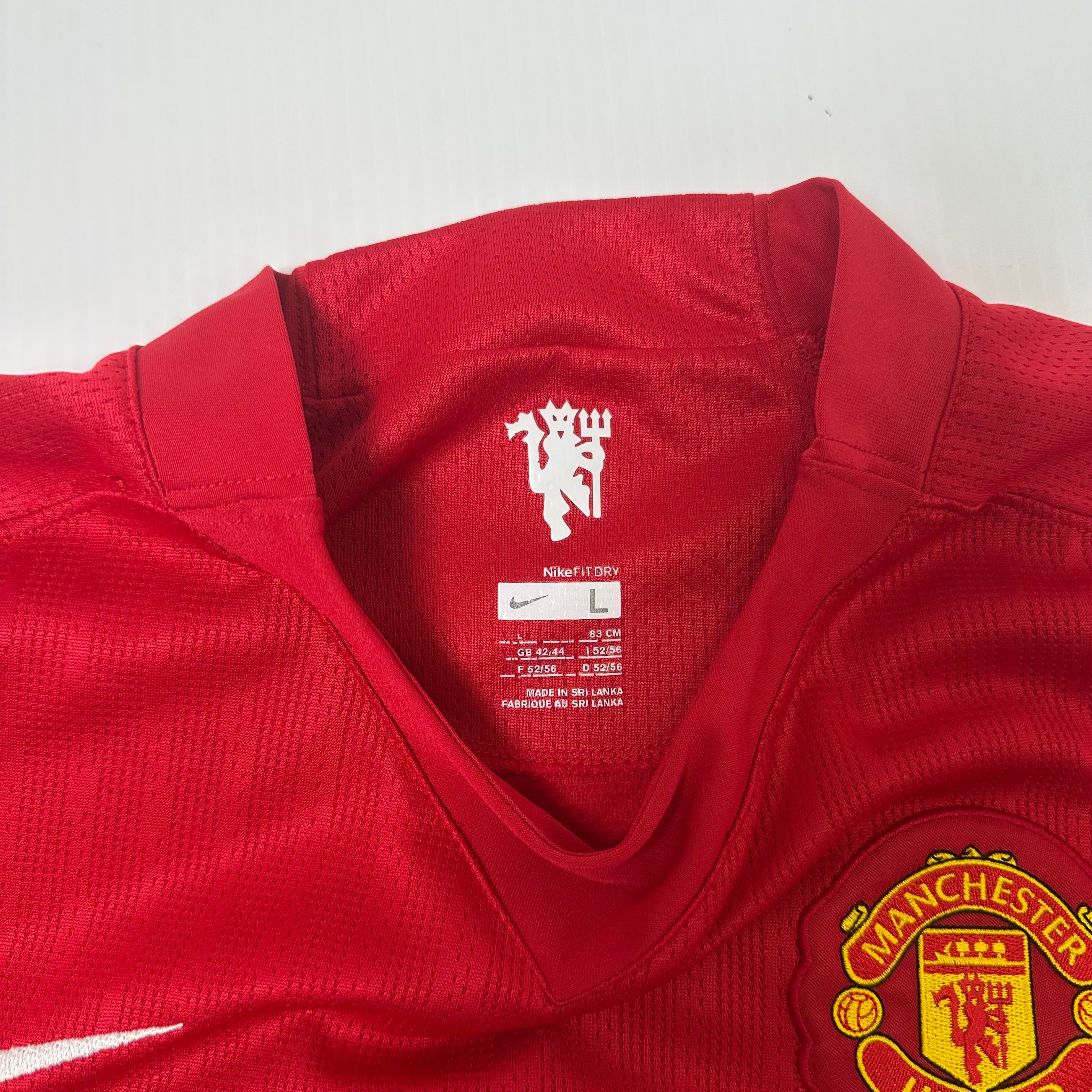 2007-09 Nike Manchester United Home Kit L