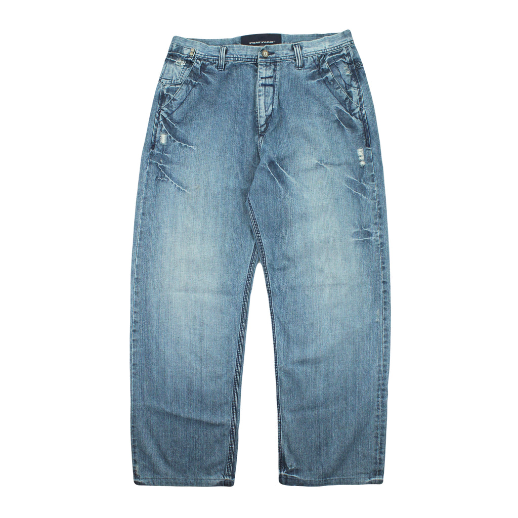 Y2K Phat Farm Baggy Medium Wash Denim 34