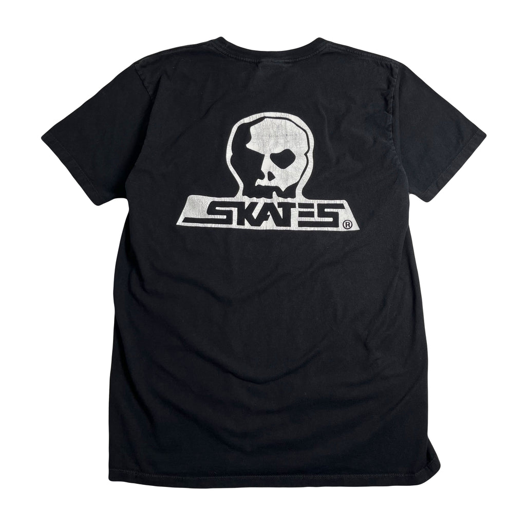 Vintage Skull Skates Graphic Tee M