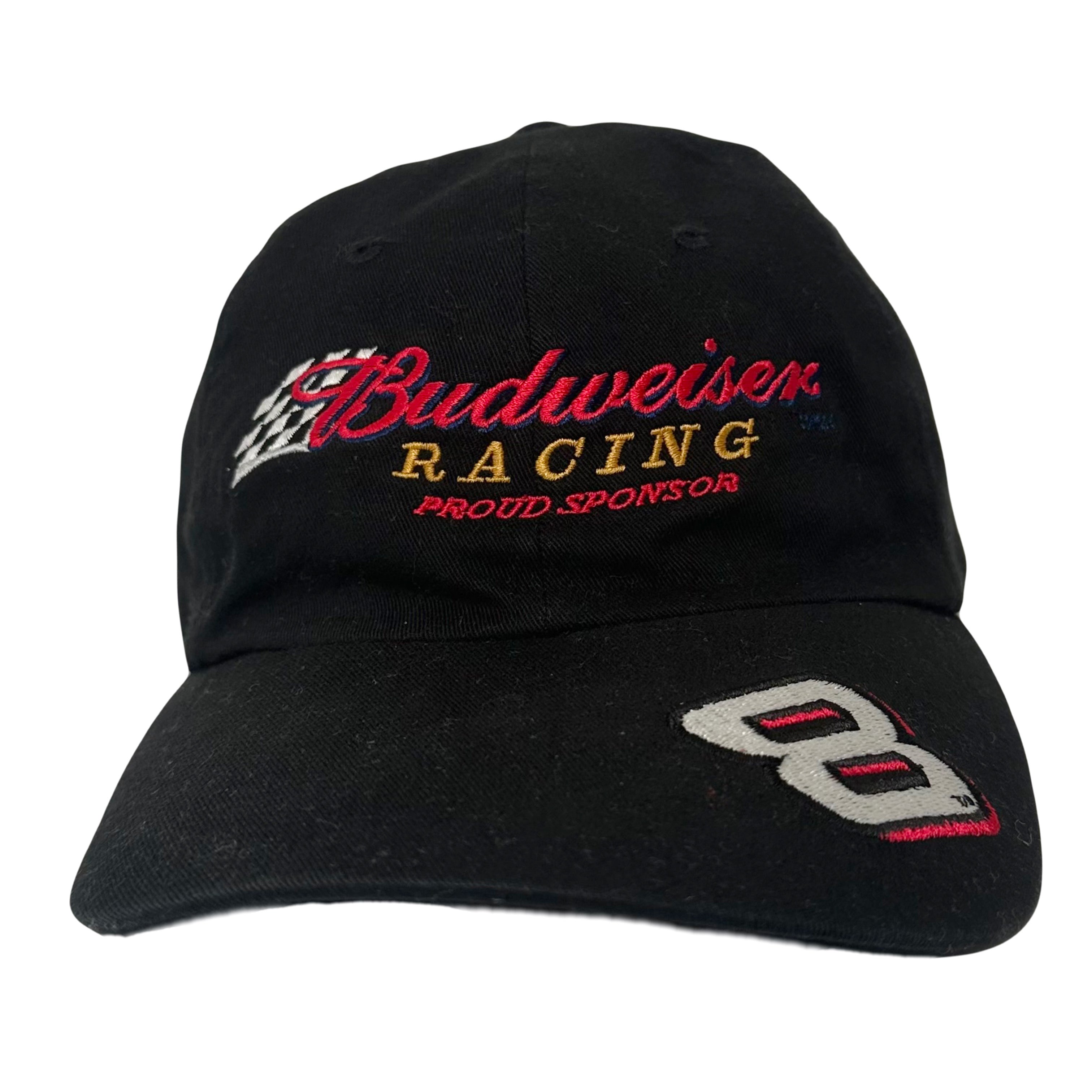 Vintage Budweiser Racing #8 Strapback Hat