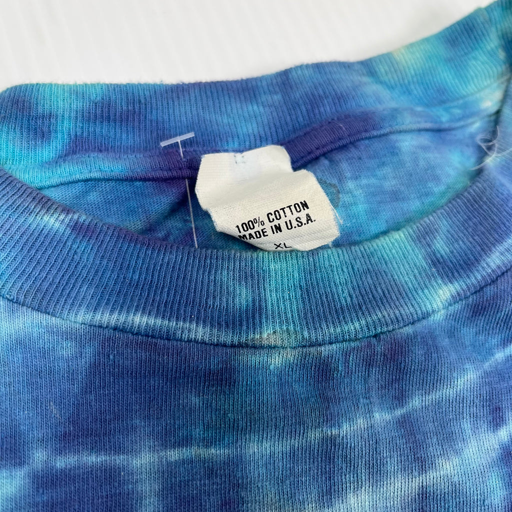 1990 Robert Plant Canadian Tour Tie Dye Tee XL