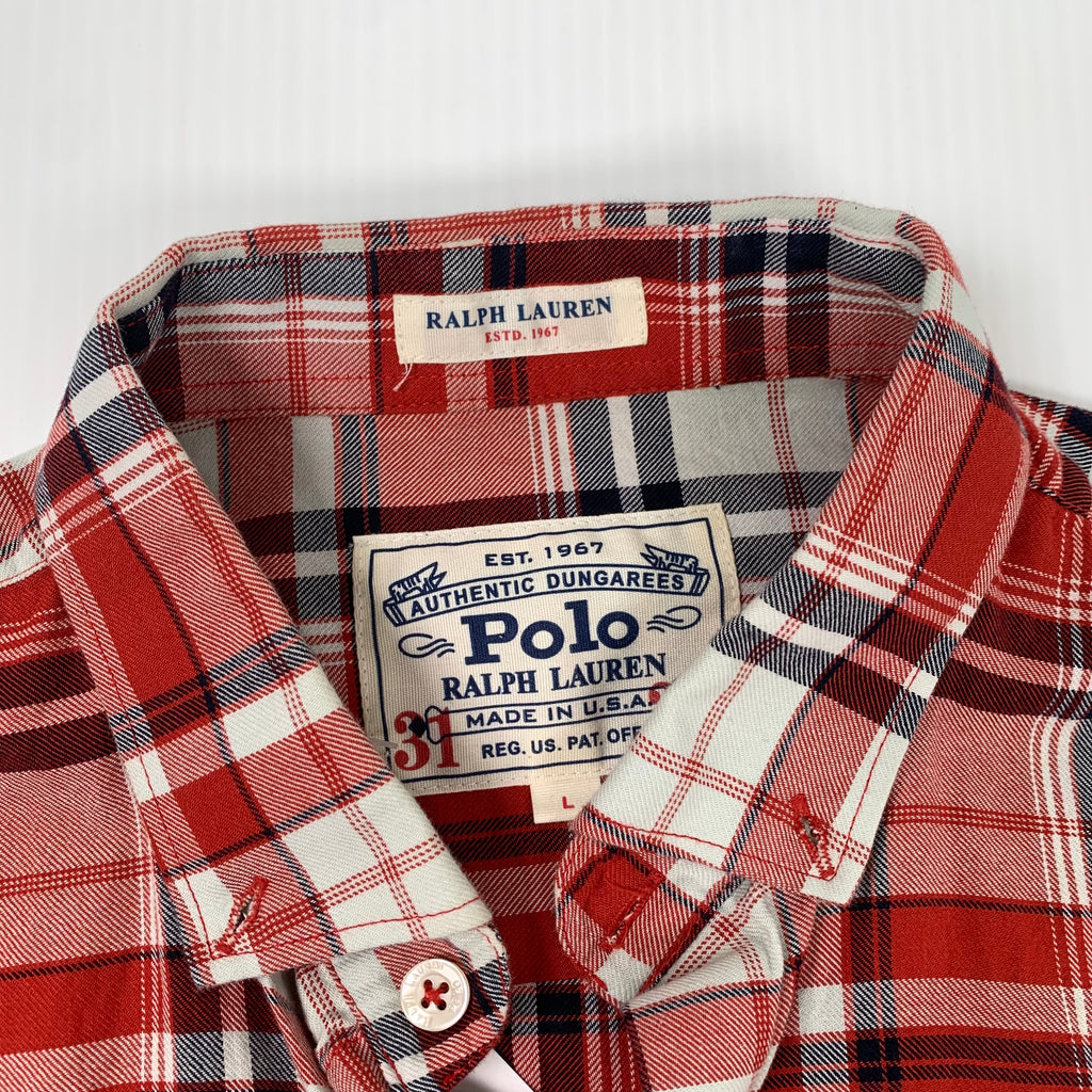 Polo Ralph Lauren Plaid Button Up Shirt L