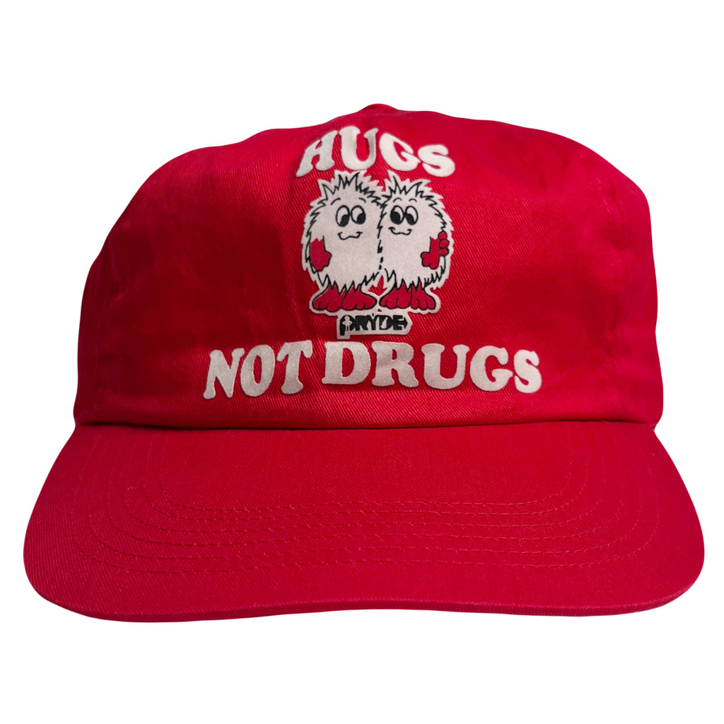 Vintage Hugs Not Drugs Velvet patch Snapback