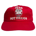 Vintage Hugs Not Drugs Velvet patch Snapback