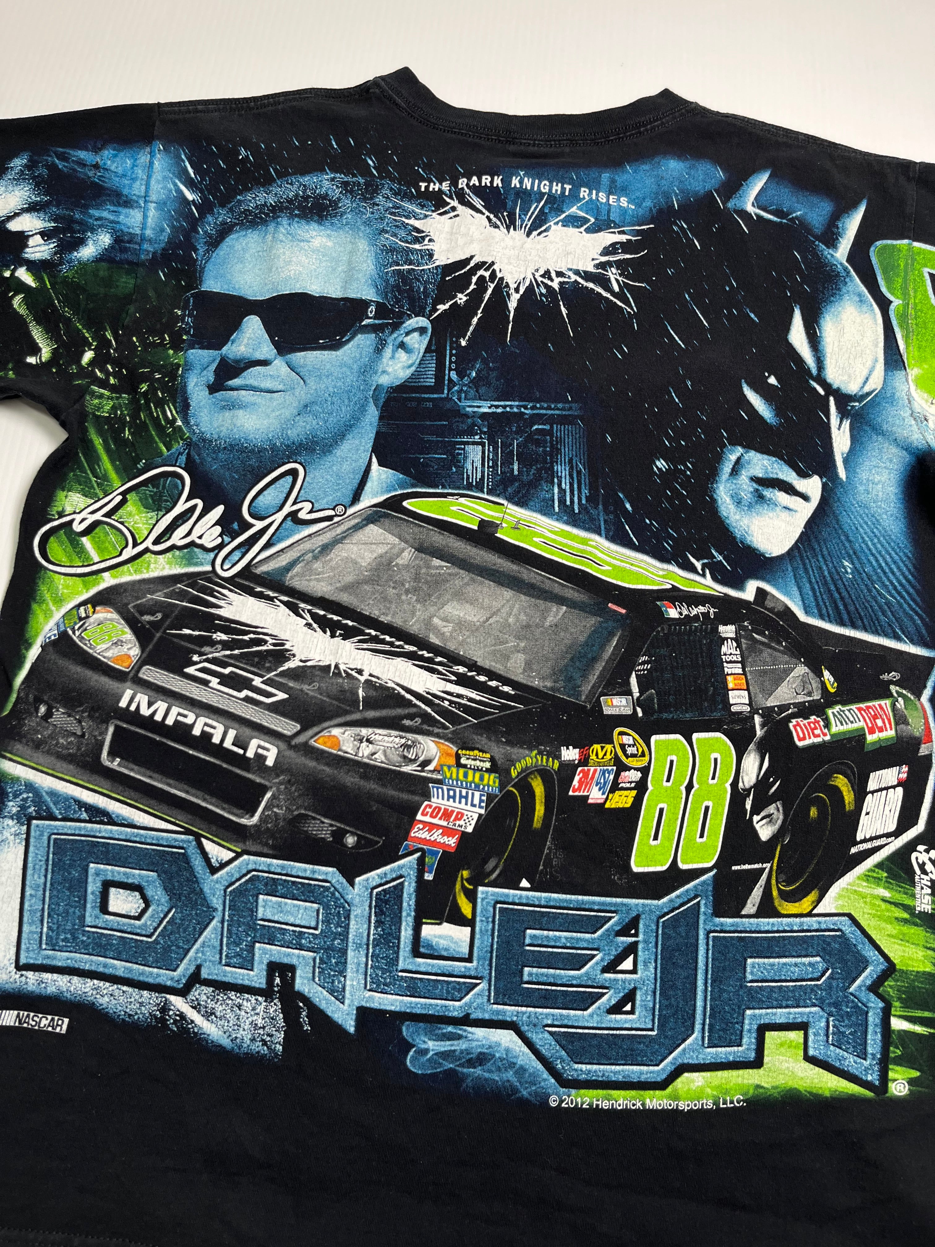 Dale Jr. Batman Dark Knight Rises AOP Racing Tee L