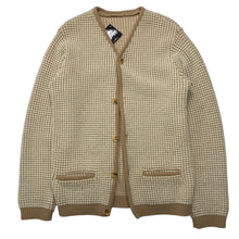 Load image into Gallery viewer, Vintage Cream/Brown Cardigan L
