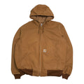 Carhartt Tan Hooded Jacket L