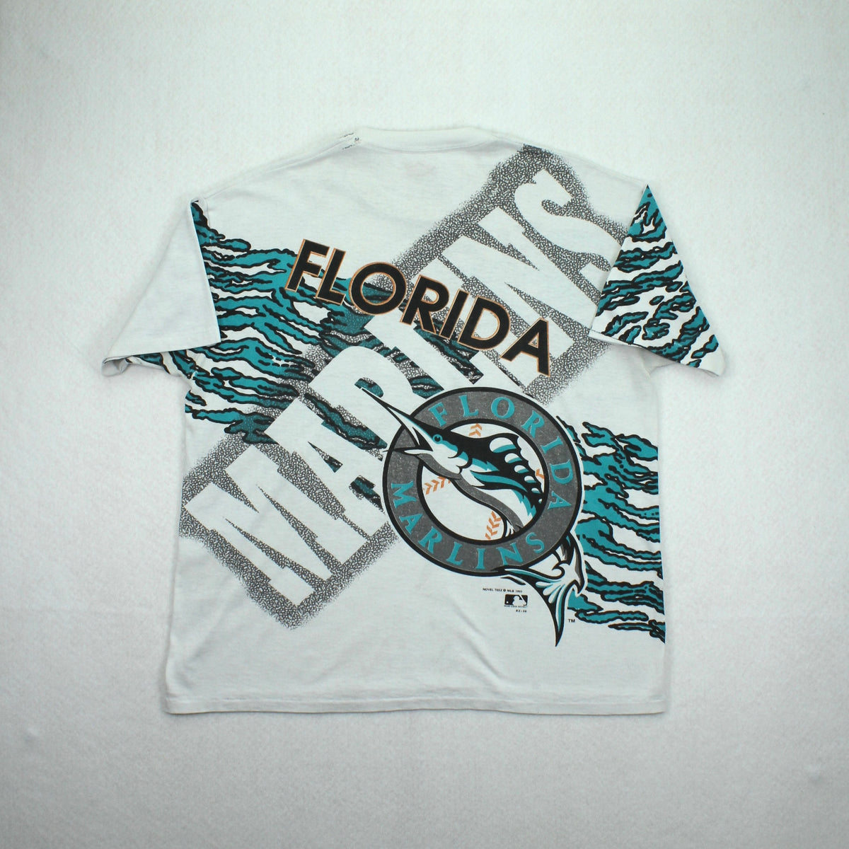1993 Novel Teez Florida Marlins MLB Graphic Tee L