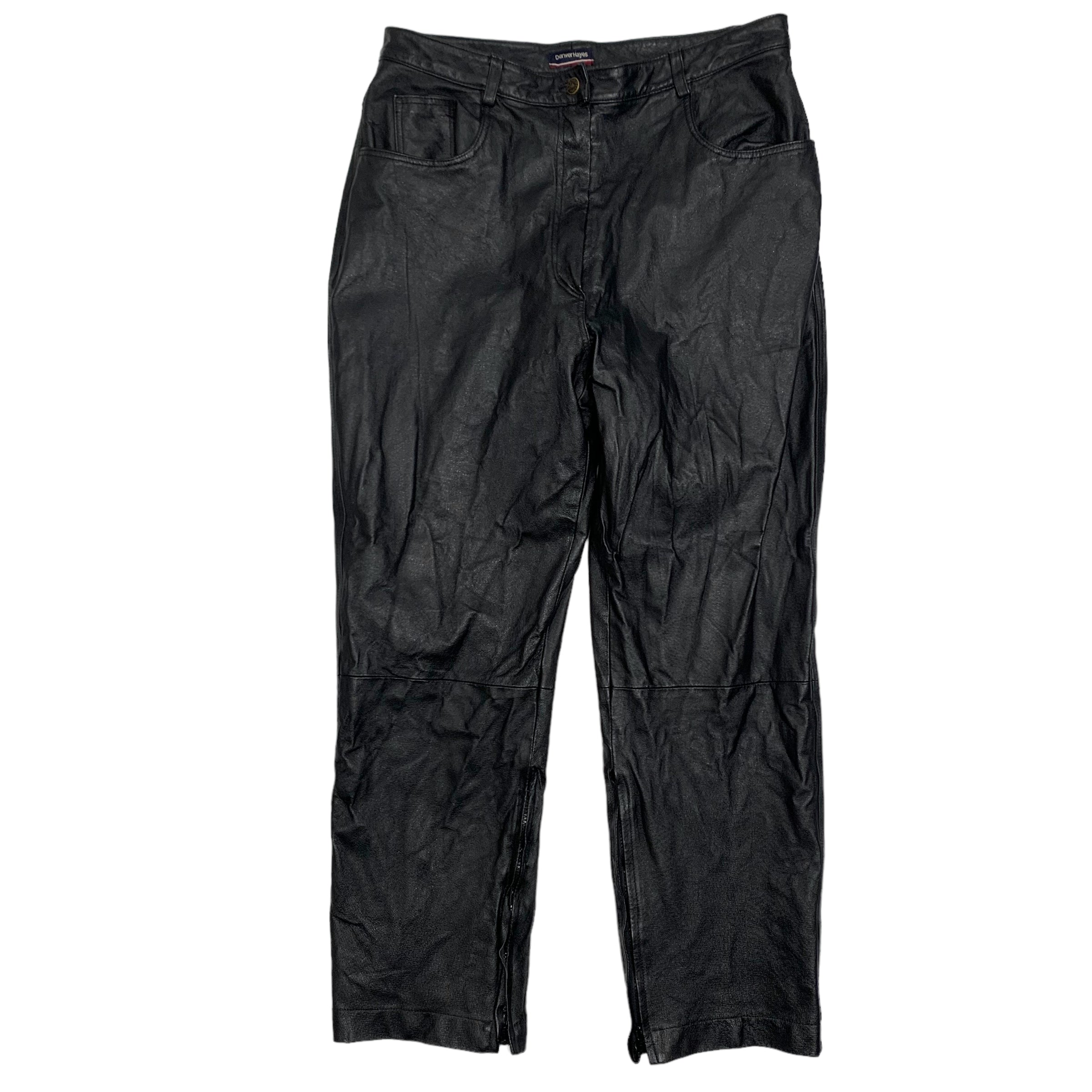 Vintage Denver Hayes Leather Pants 34
