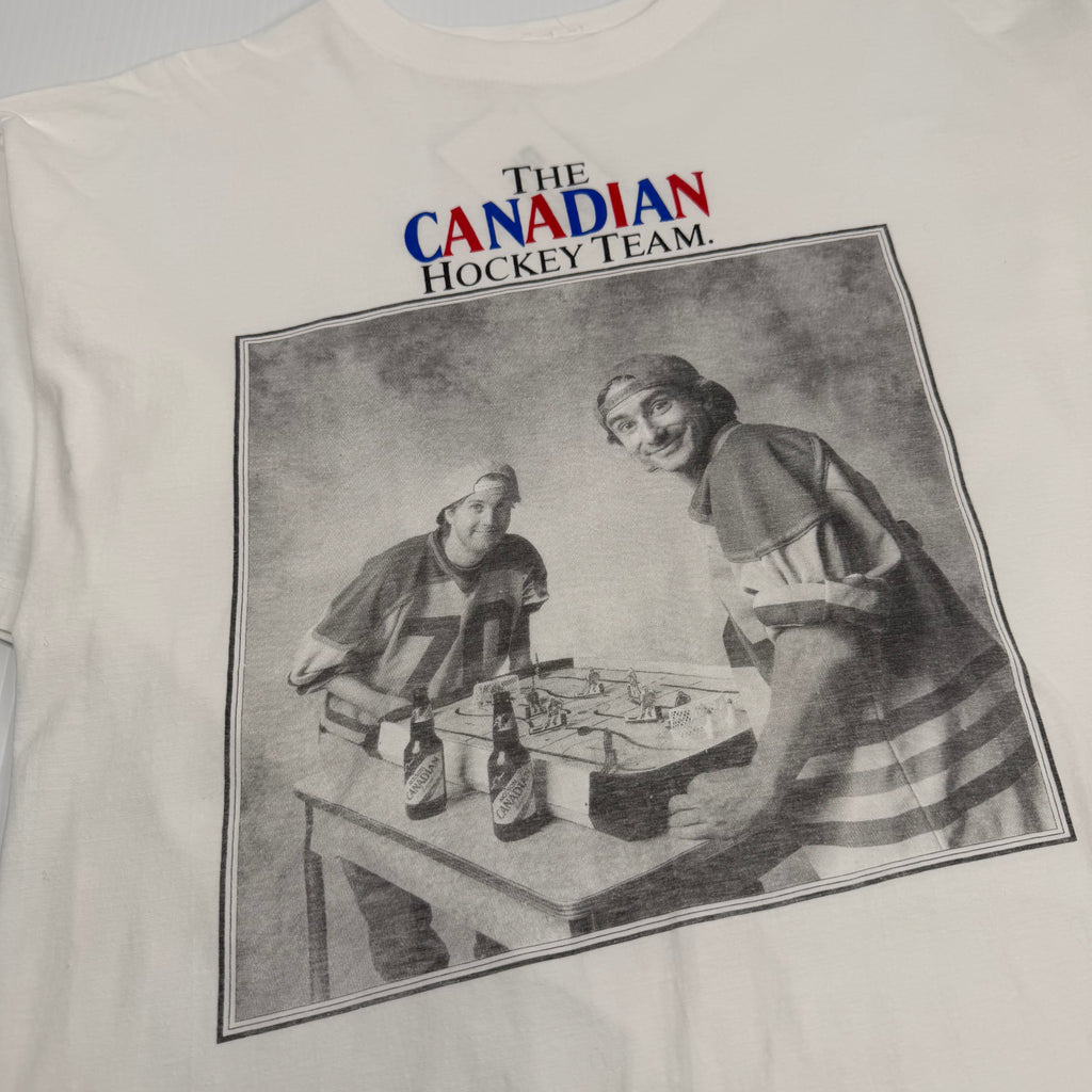 Vintage The Molson Canadian Hockey Team Tee L