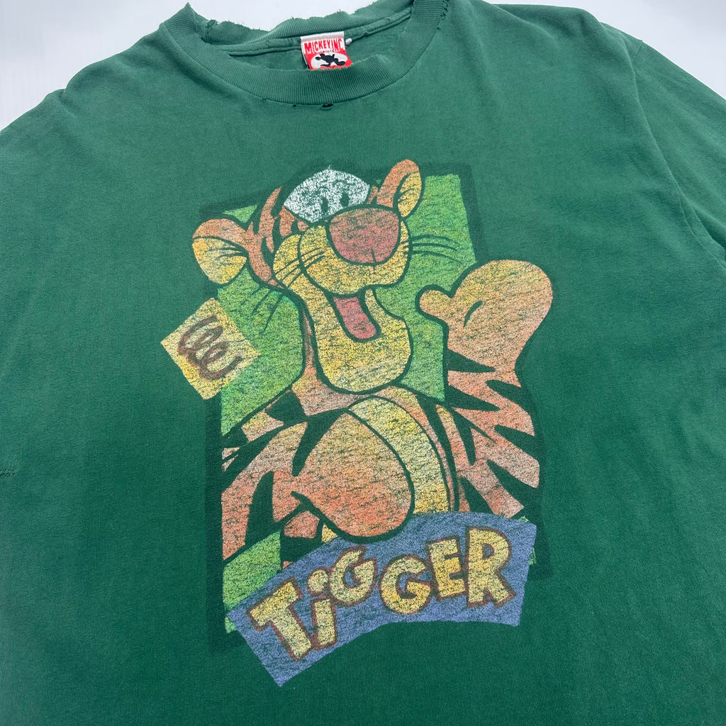 Vintage Disney Tigger Distressed Tee L