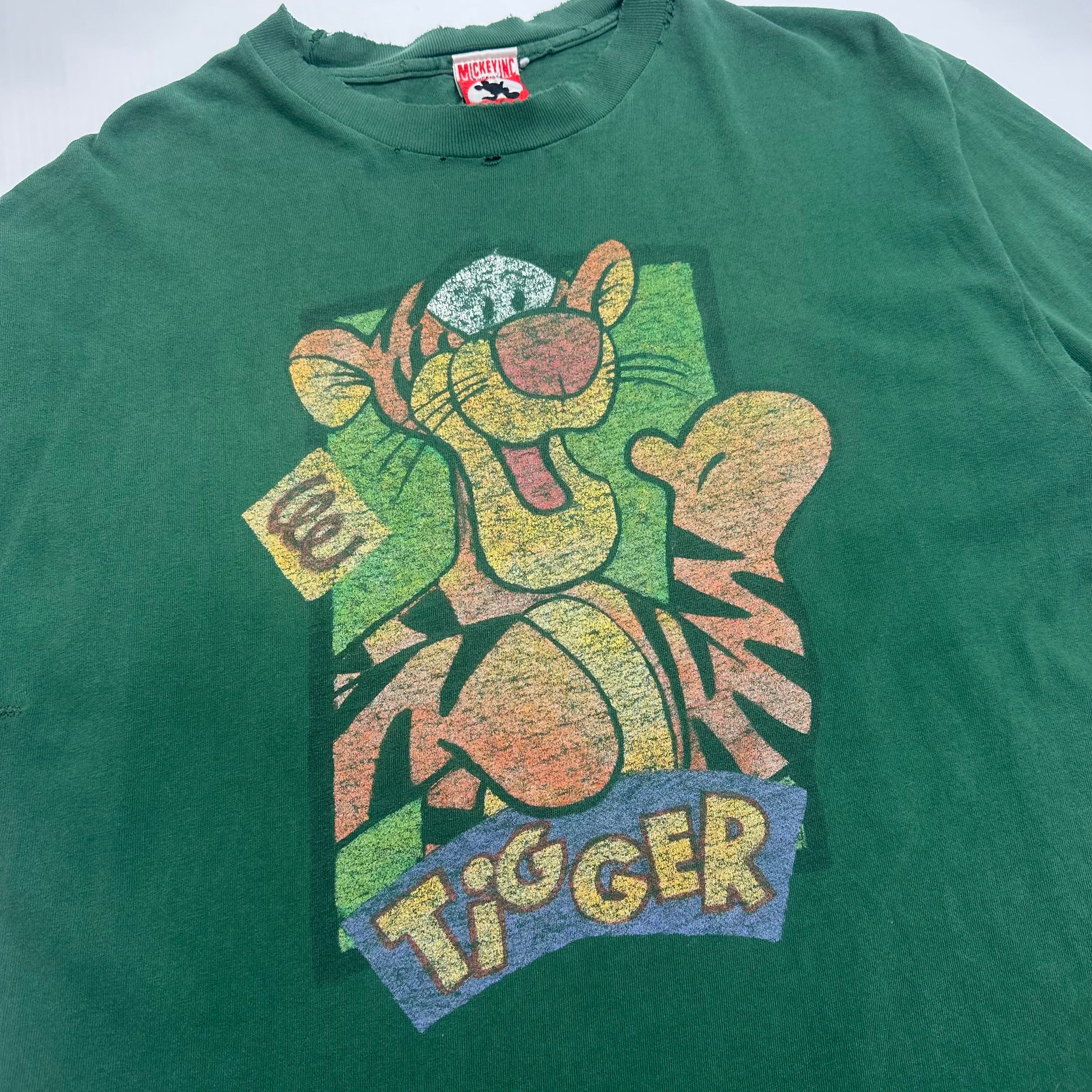 Vintage Disney Tigger Distressed Tee L