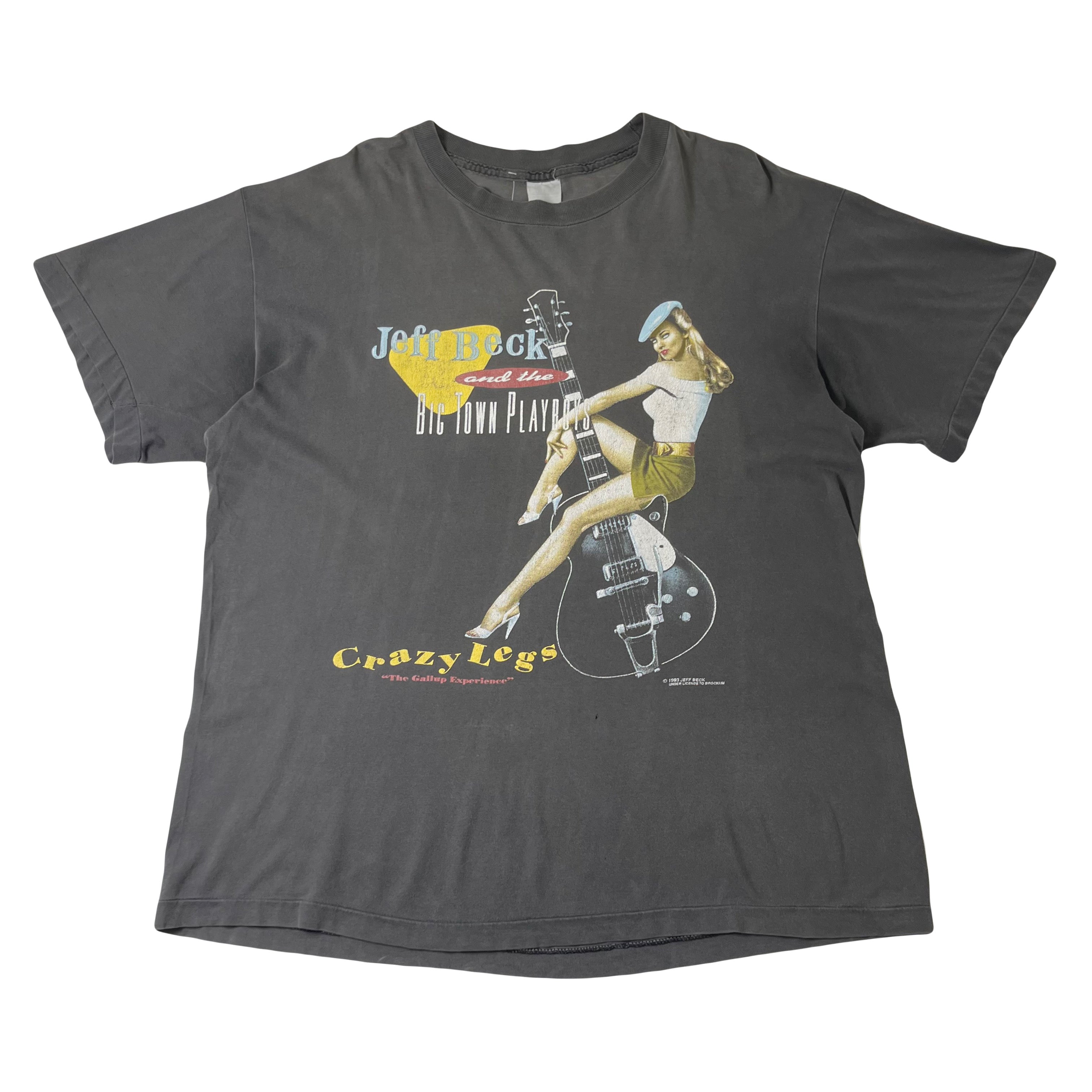 1993 Jeff Beck Big Town Playboys Crazy Legs Concert Tee XL