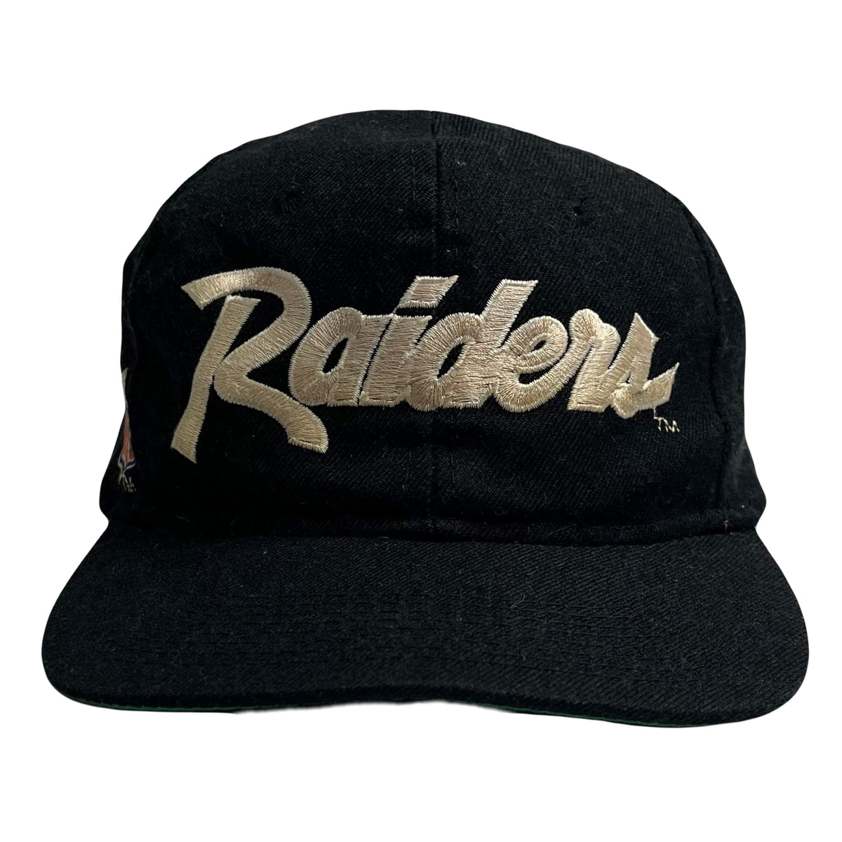 Vintage Los Angeles Raiders Cityless Script Snapback Hat