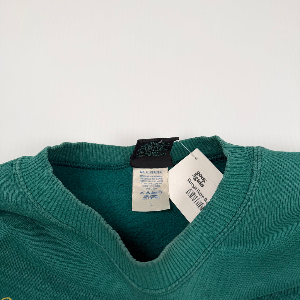 Vintage Colorado Eagle AOP Nature Crewneck L