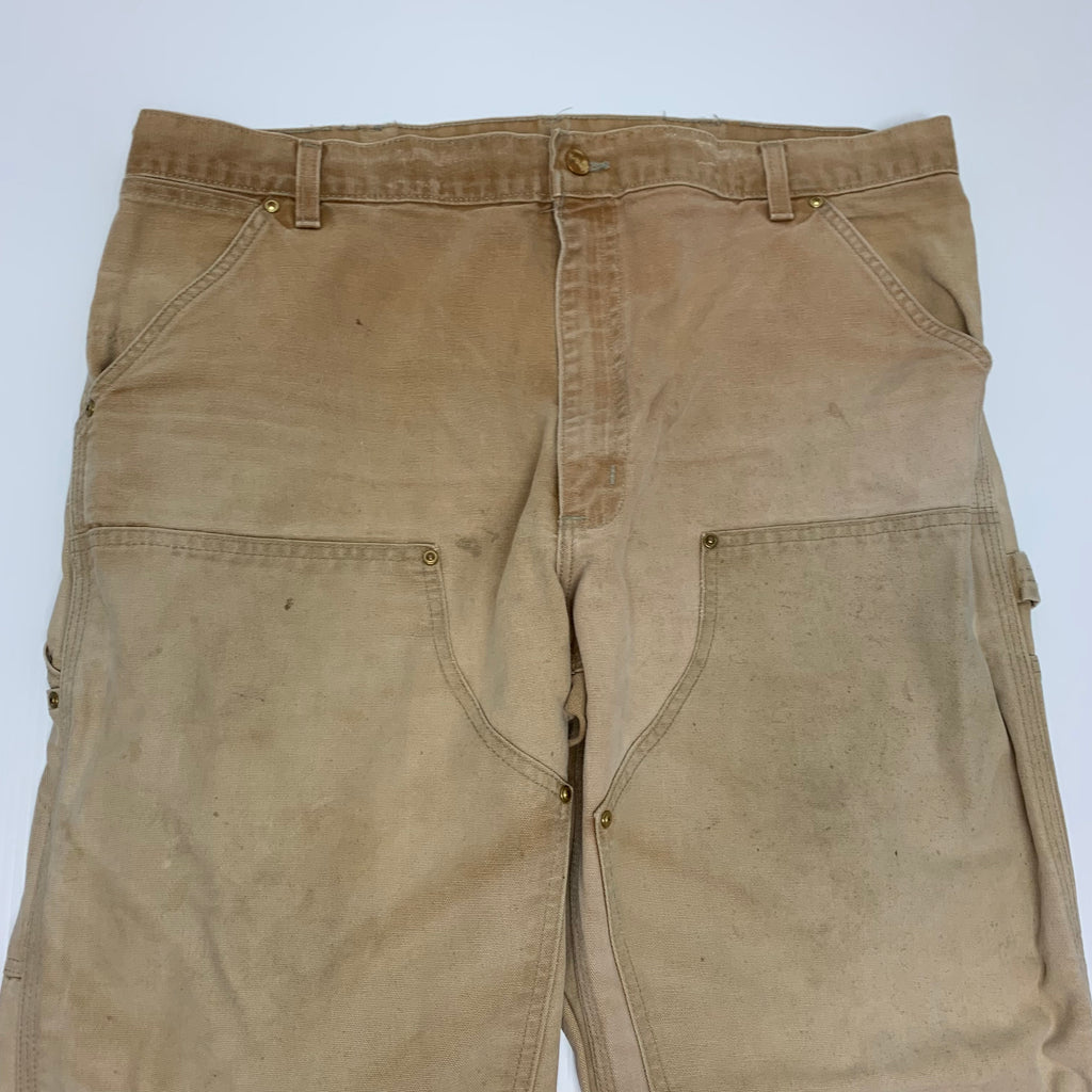 Carhartt Tan Double Knee Denim 40x32