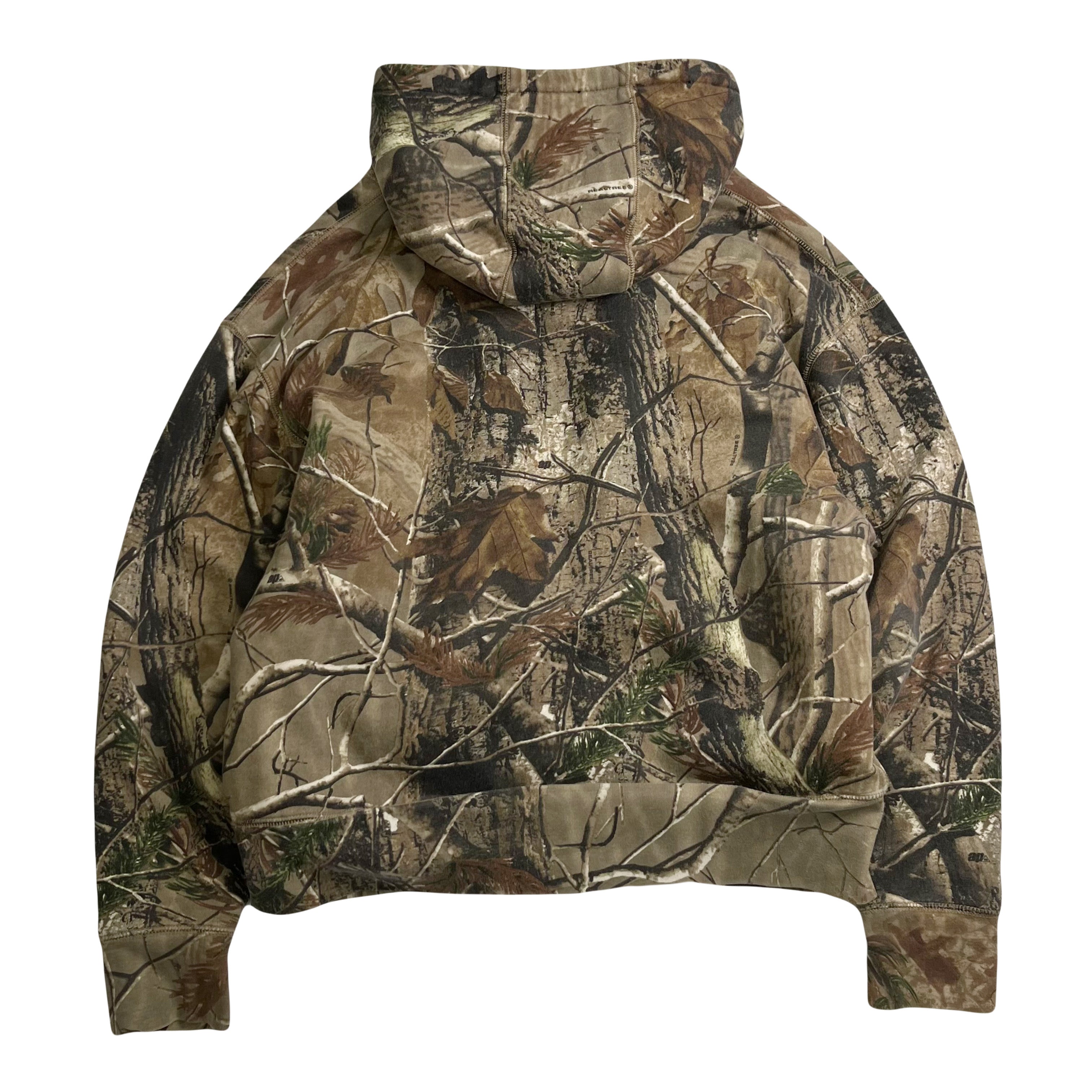 Redhead Sherpa Lined Real Tree Zip Hoodie M