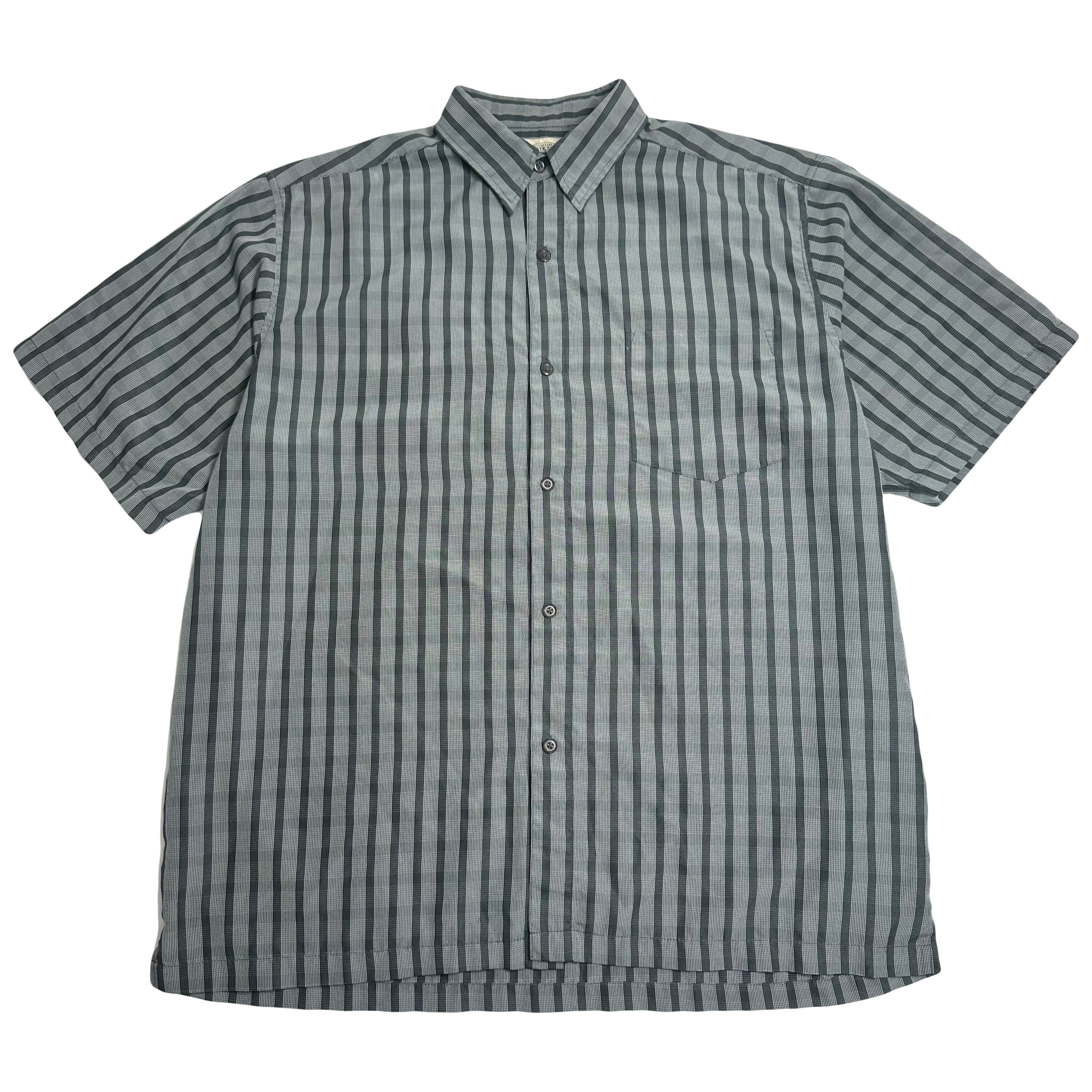 Maryk & Co Plaid Short Sleeve Button Up Shirt L