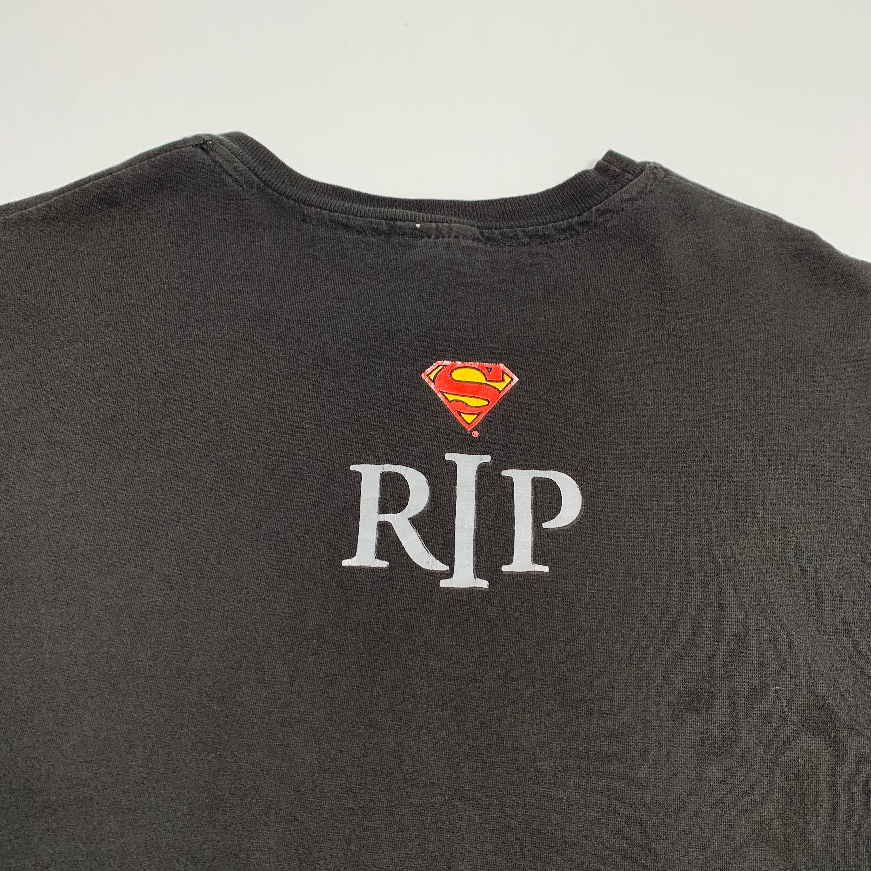 1992 DC Comics Superman R.I.P. Tee XL