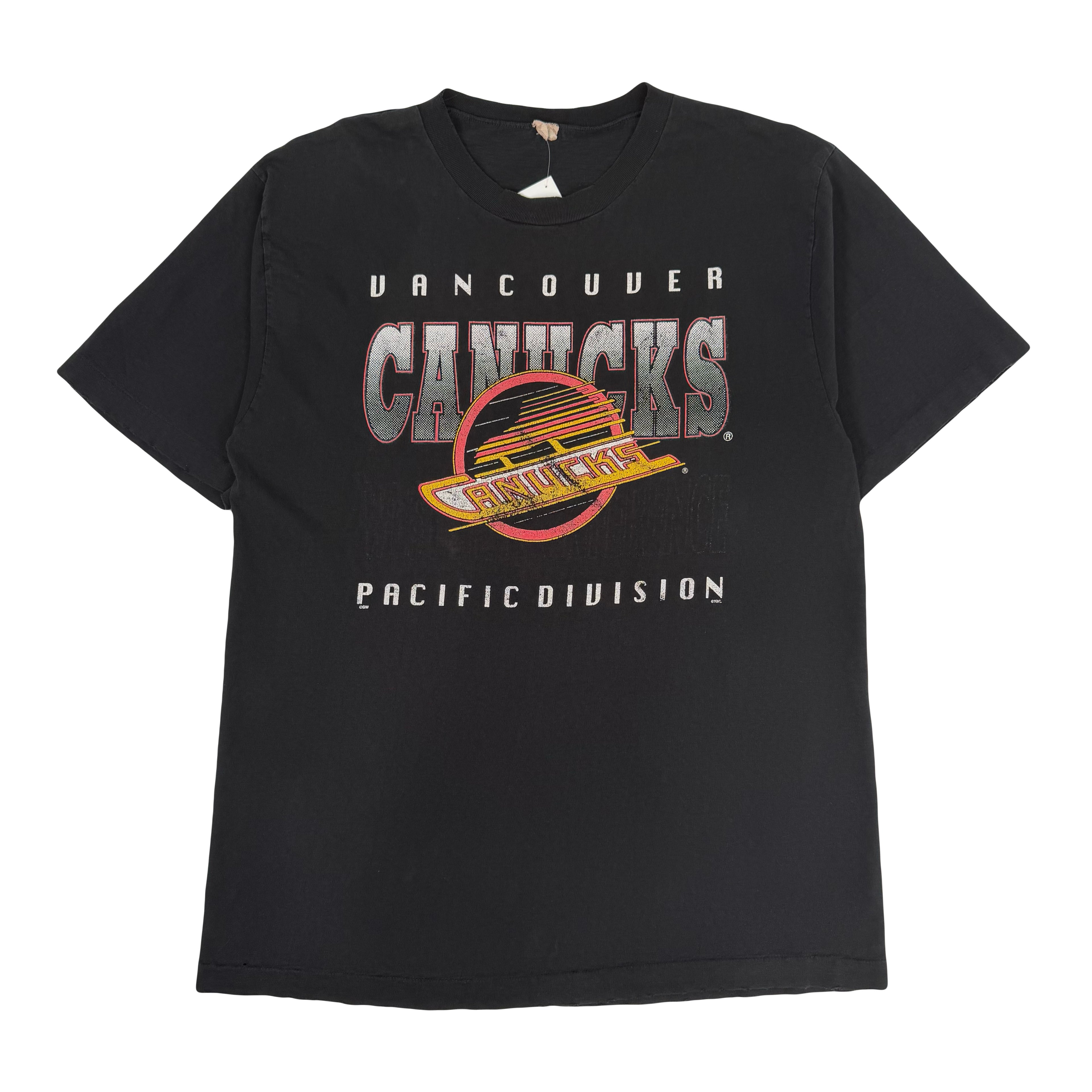 90s Waves Vancouver Canucks NHL Faded Tee L