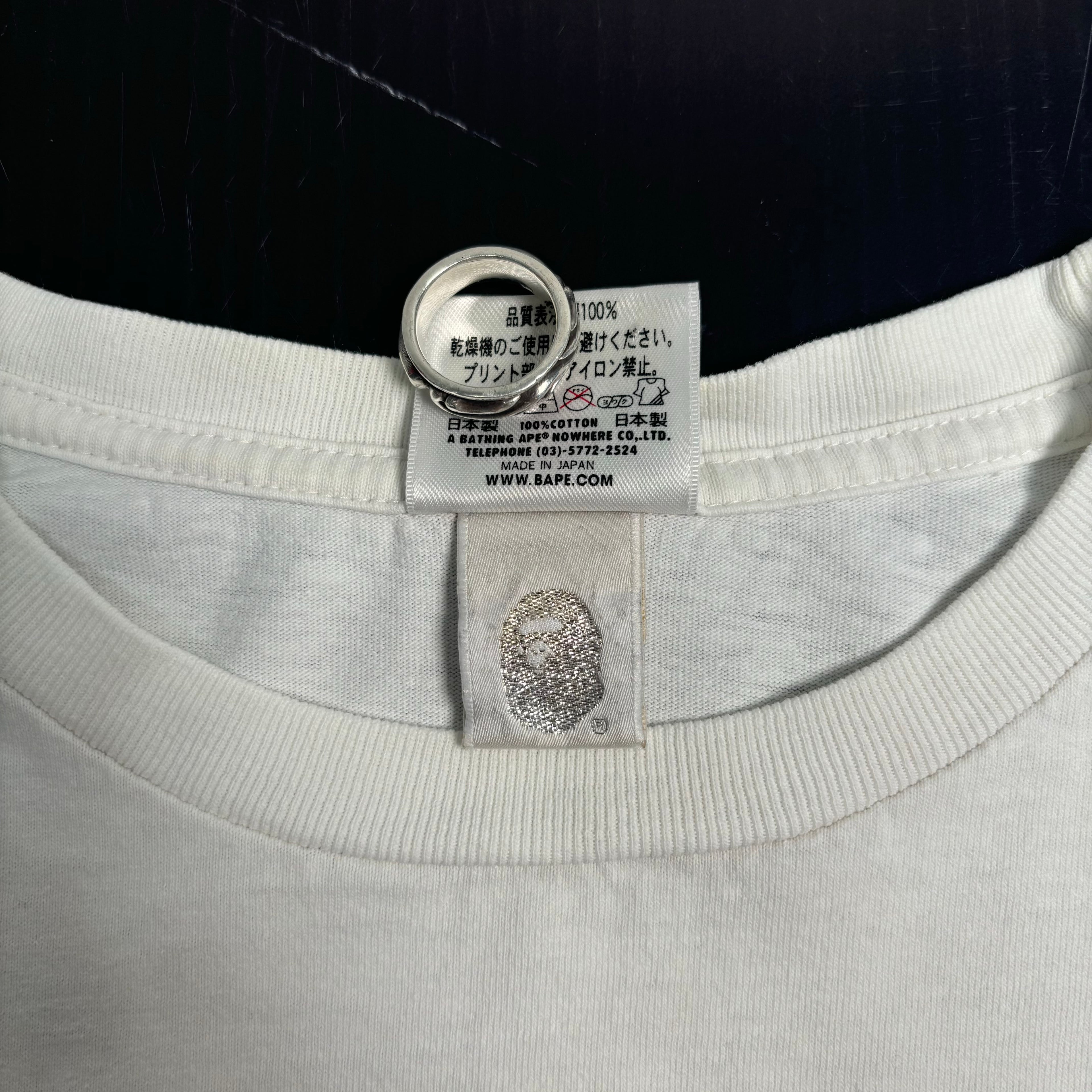 A Bathing Ape Head Logo Longsleeve XL