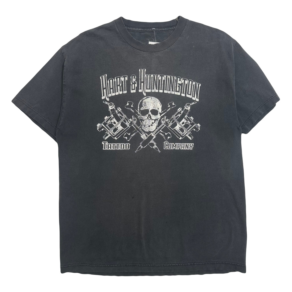 Vintage Hart & Huntington Tattoo co. Faded Tee M