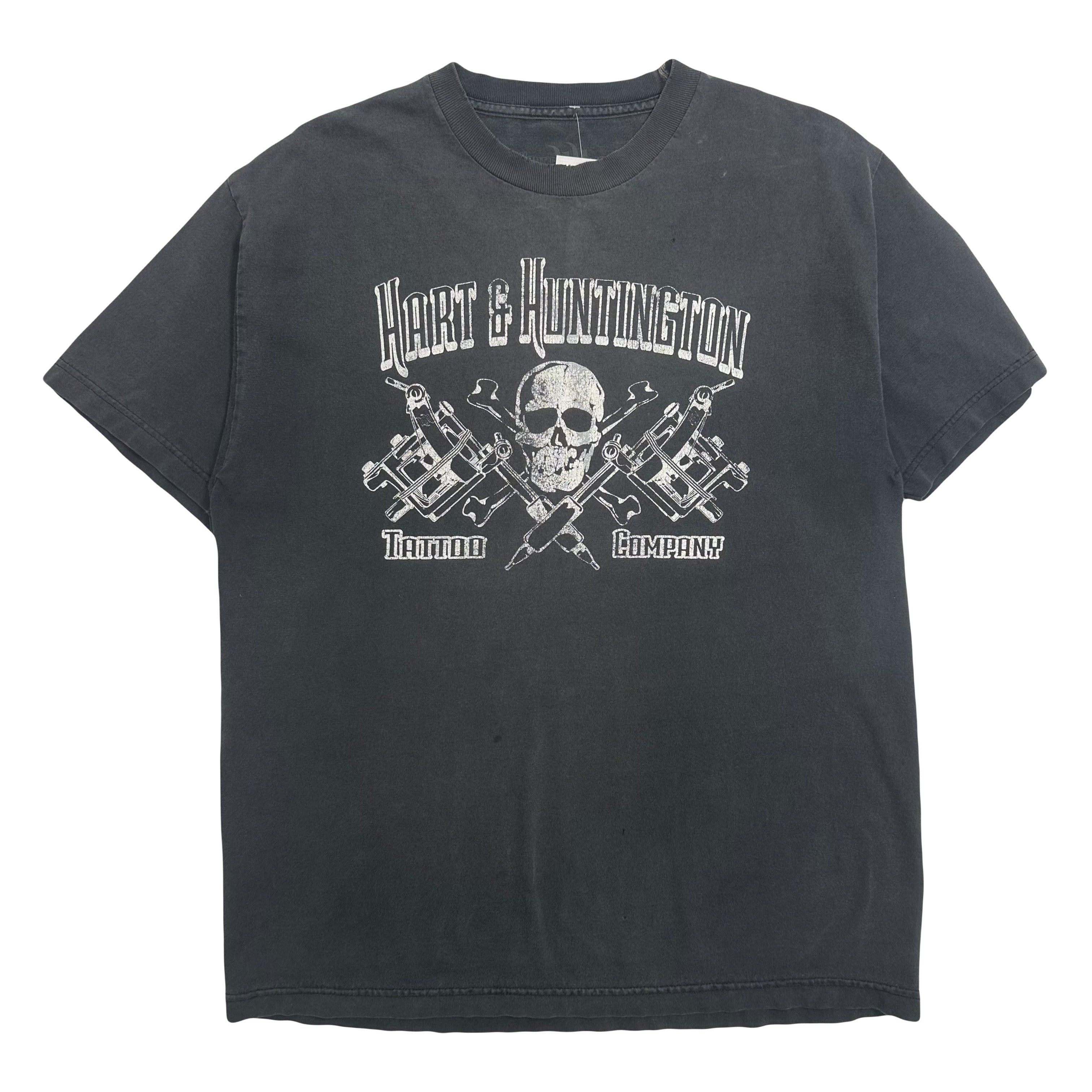 Vintage Hart & Huntington Tattoo co. Faded Tee M