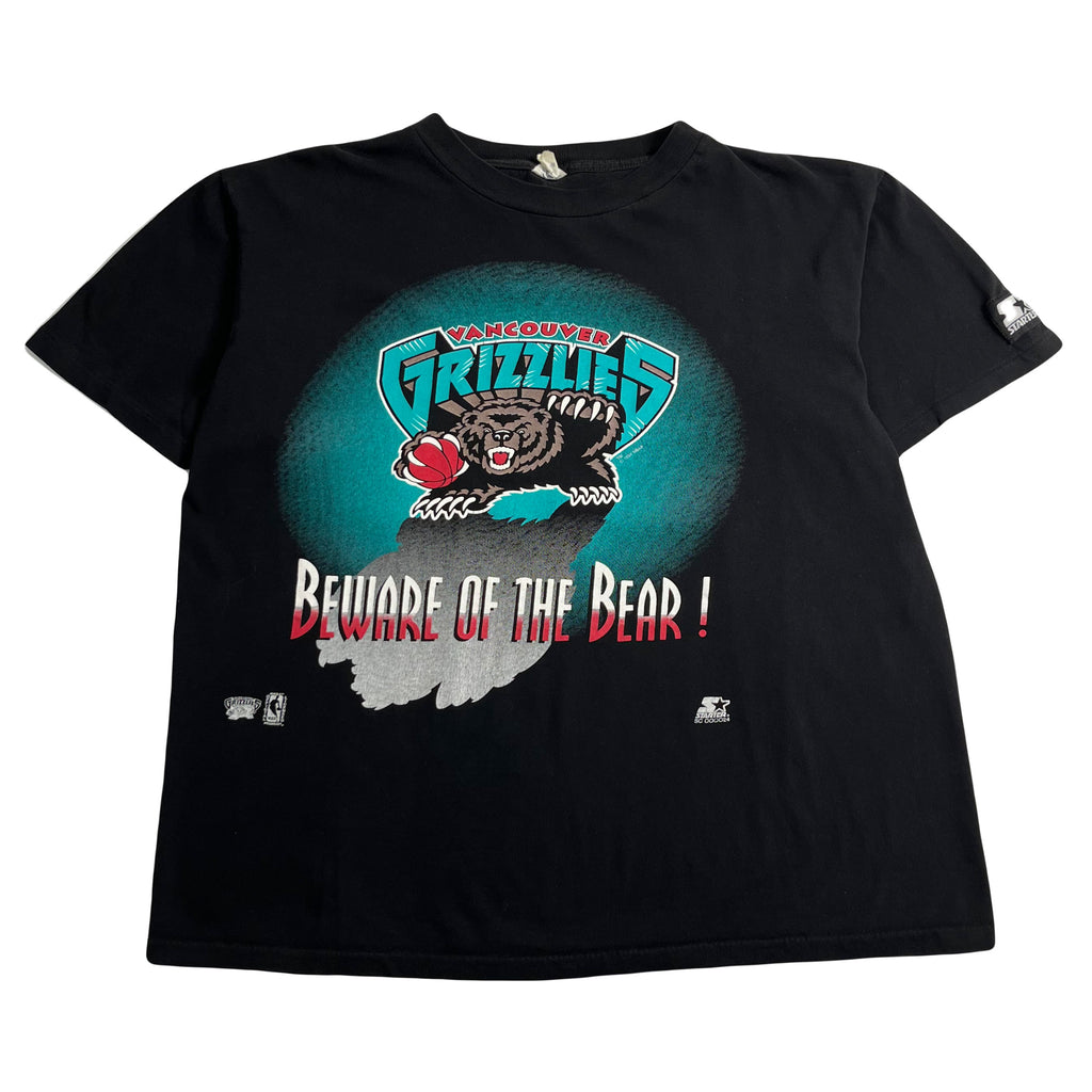 Vintage Starter Vancouver Grizzlies Beware of the Bear Tee M