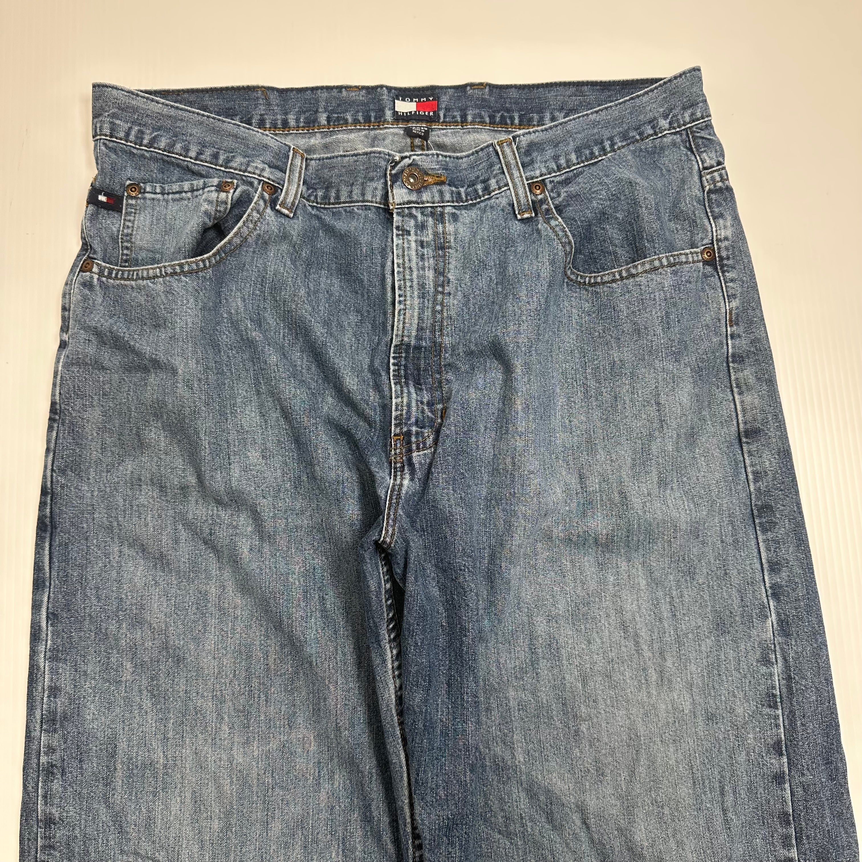Vintage Tommy Hilfiger Medium Wash Wide Leg Denim 36