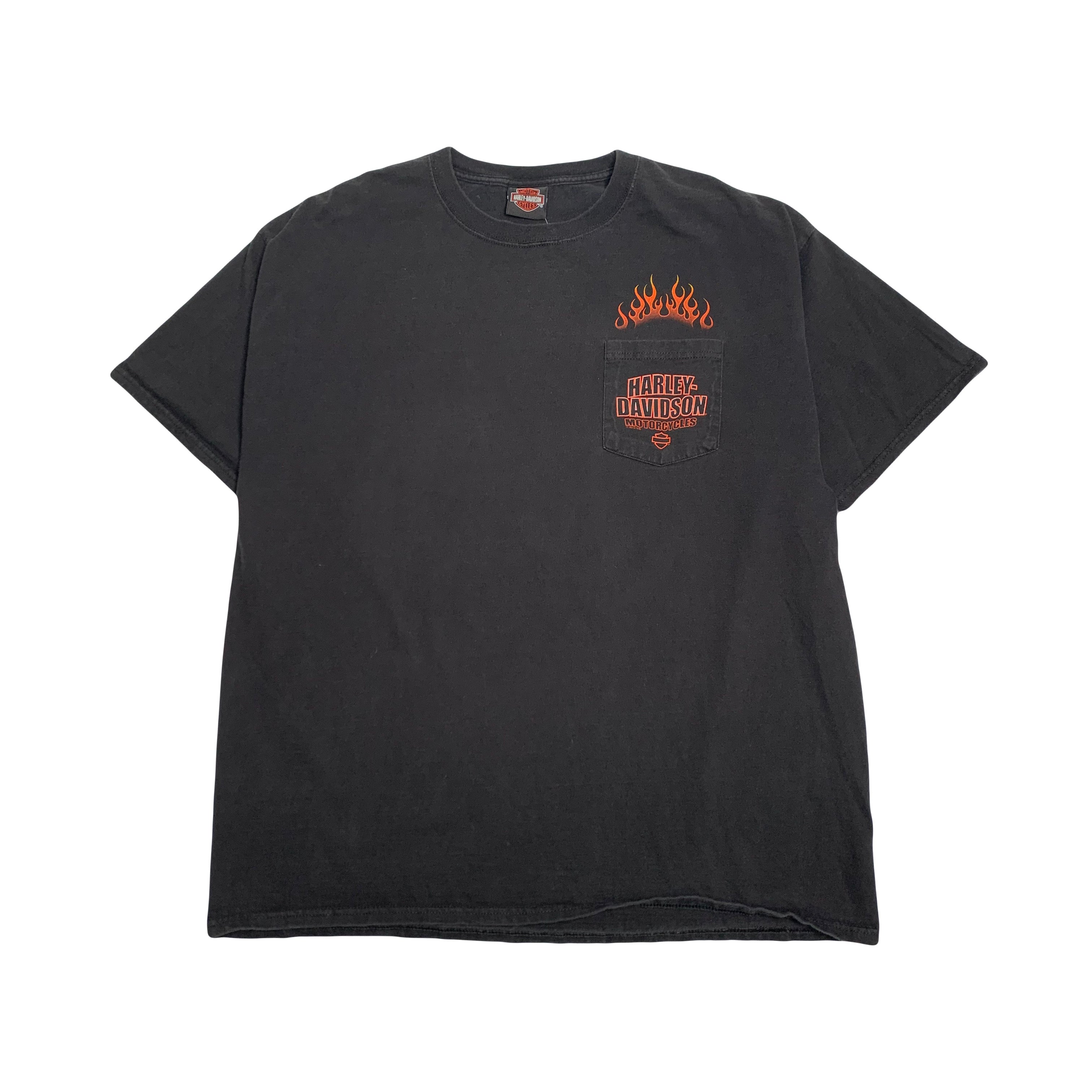 Harley Davidson Adventure Dover Ohio Pocket Tee XL
