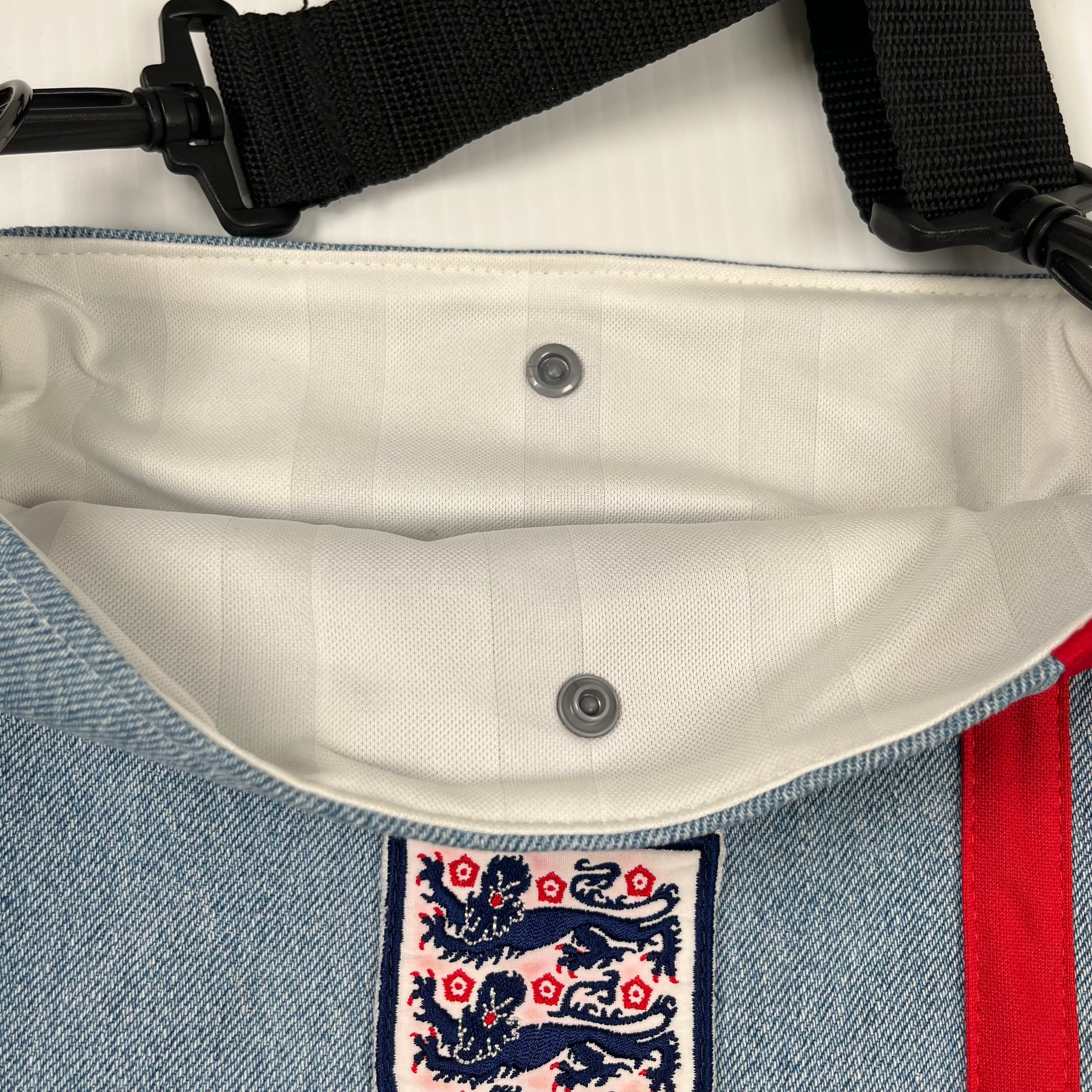 Rework Umbro England Denim Side Bag