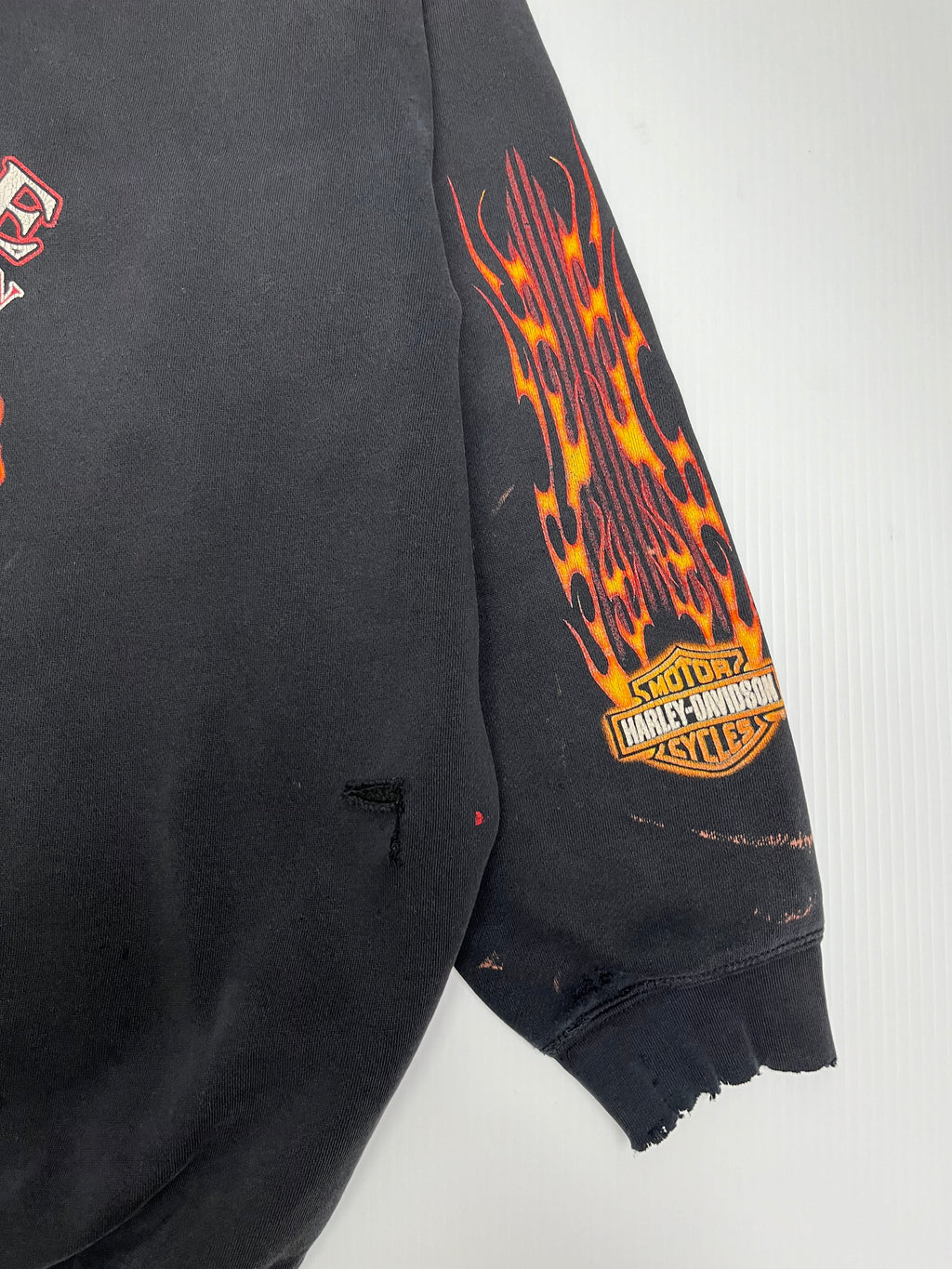Harley Davidson Heritage Edmonton Distressed Zip Hoodie 3XL
