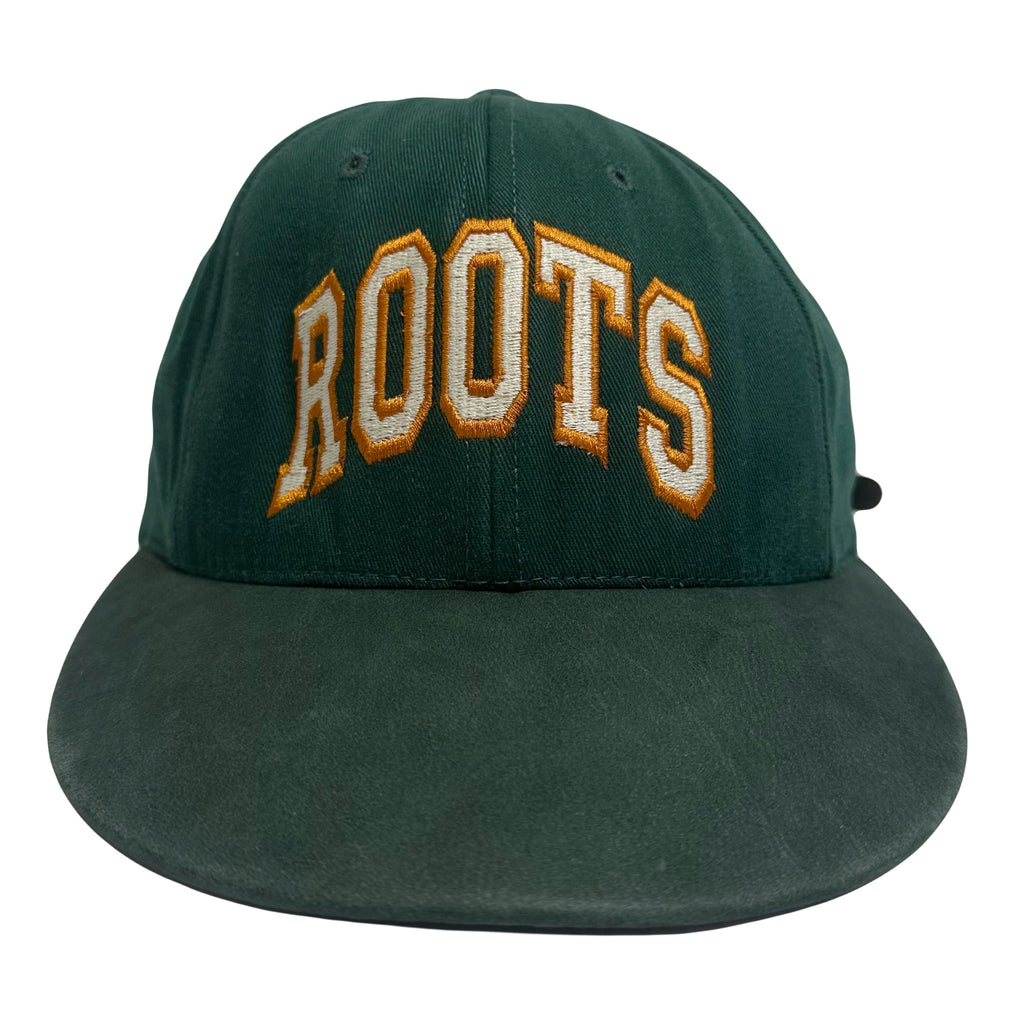 Vintage Roots Canada Leather Brim Strapback Hat