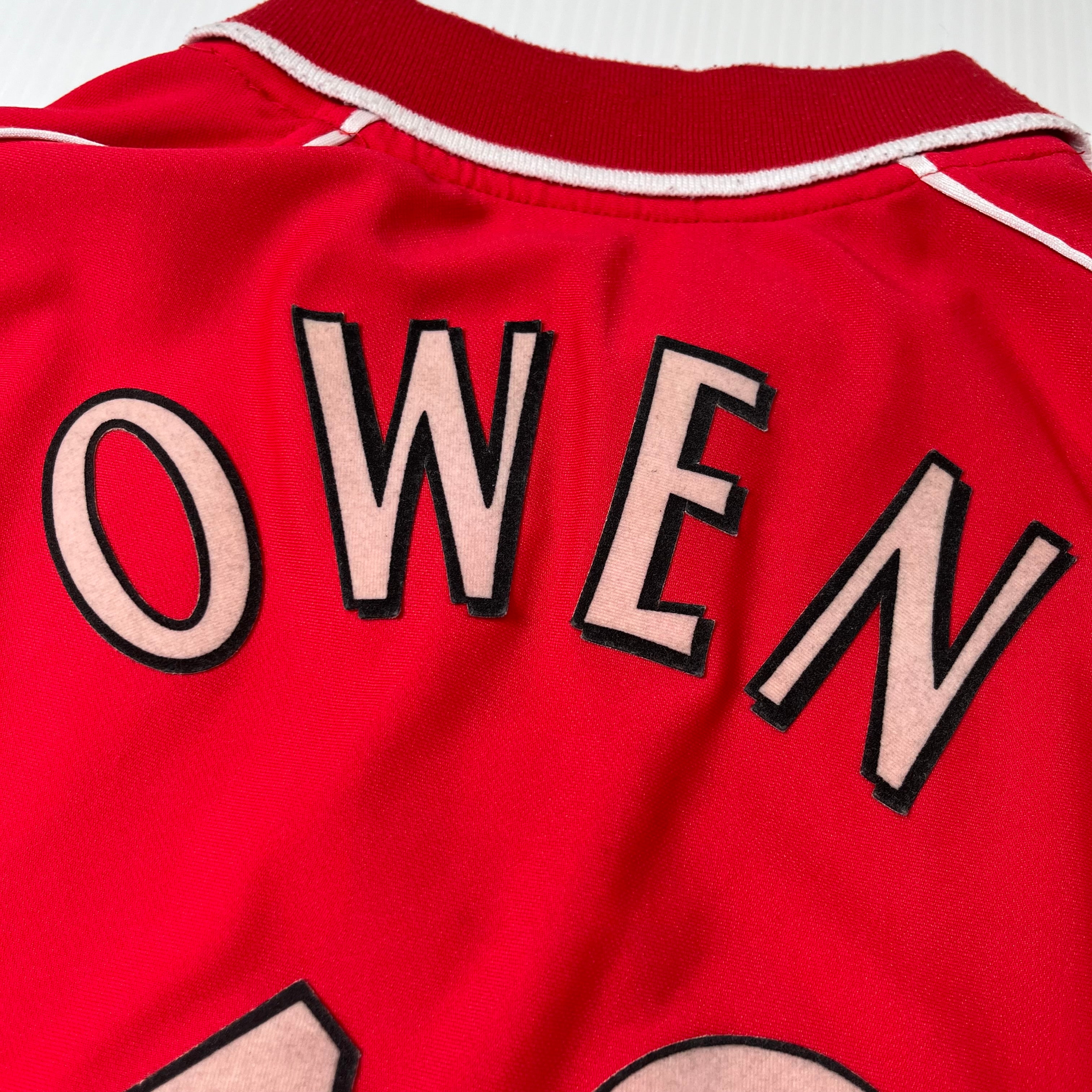 1996 Reebok Liverpool FA Cup Winners Michael Owen Jersey XL