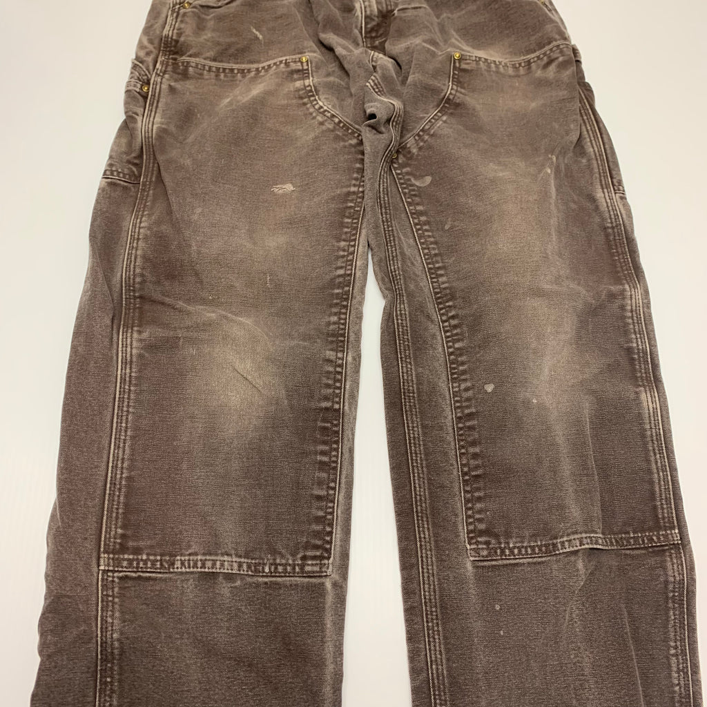Carhartt Faded Brown Double Knee Denim 34x34 0216