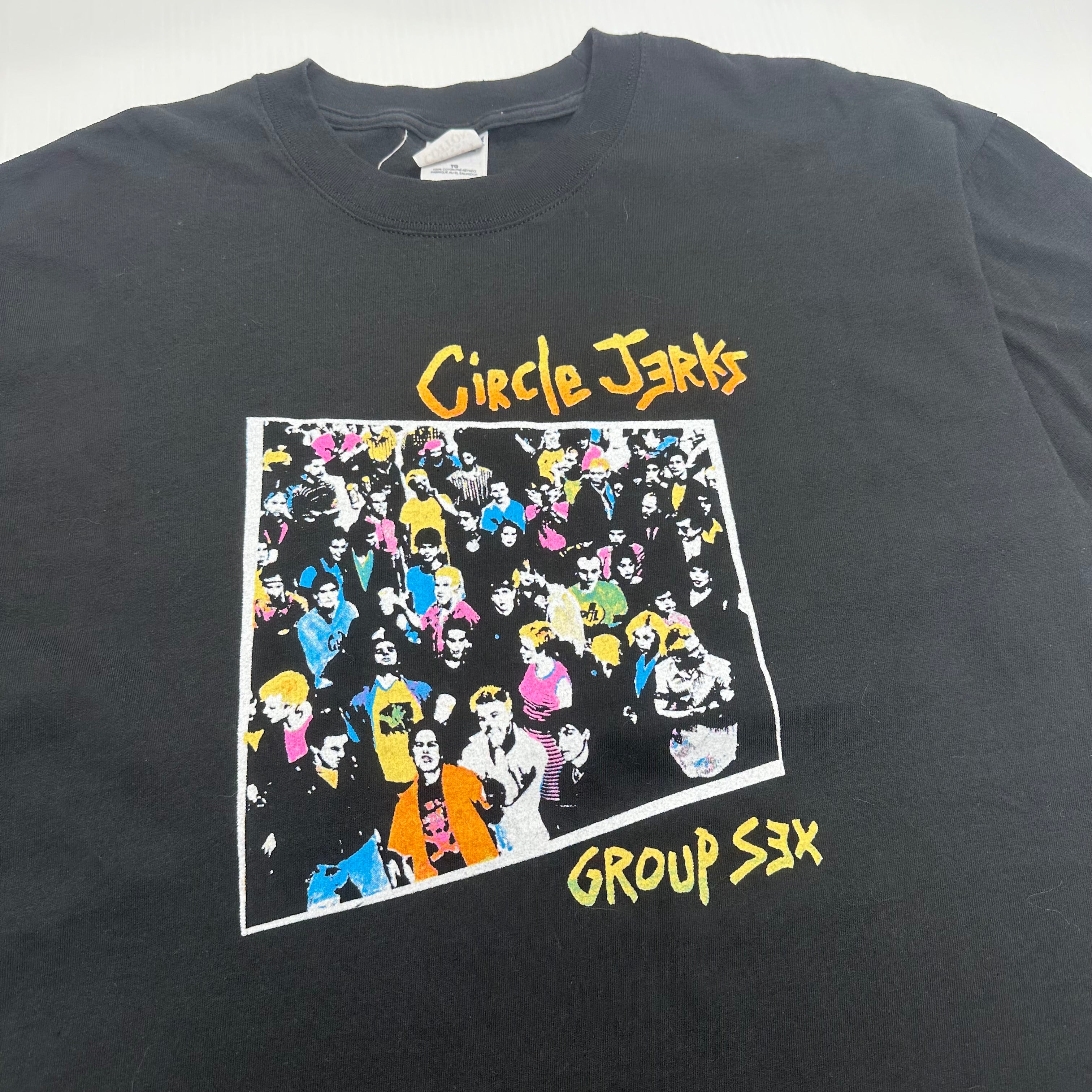 2000s Circle Jerks Group Sex Album Art Tee XL