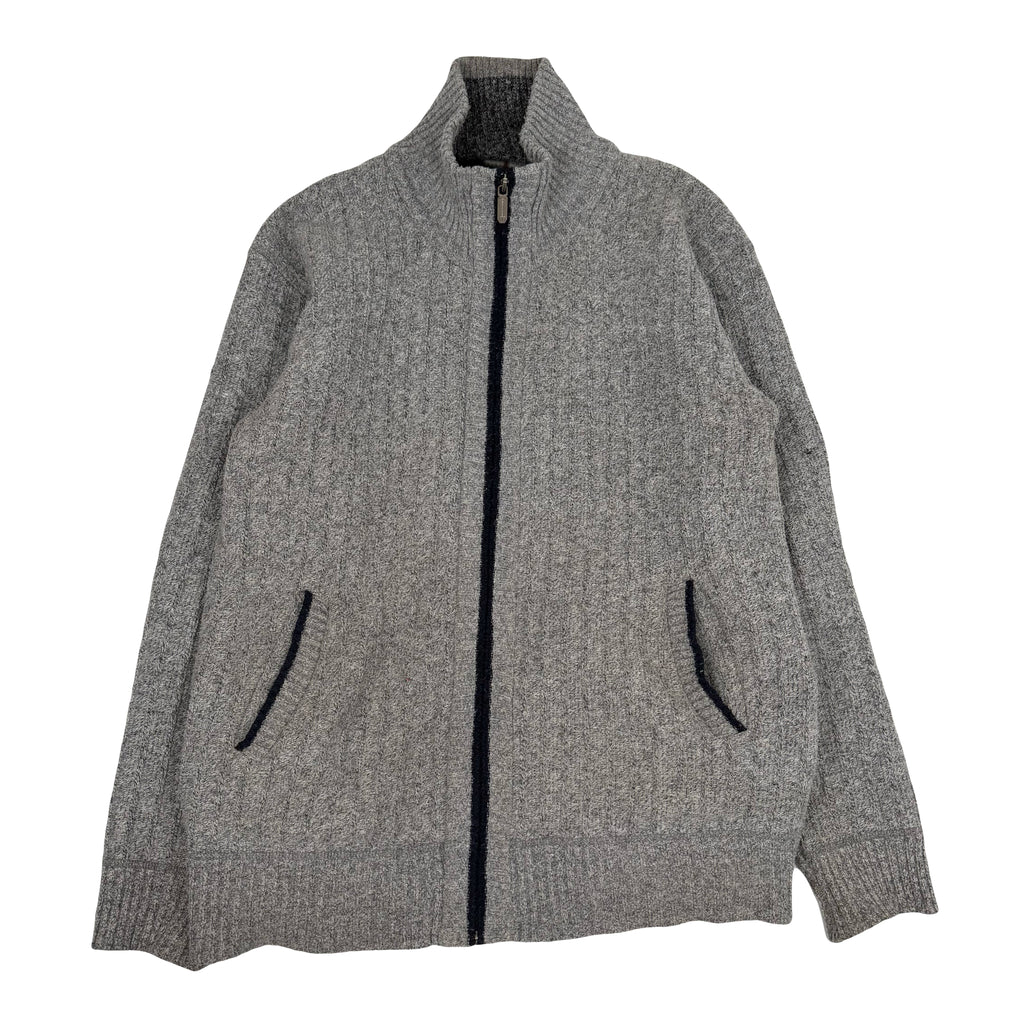 Sergio Louis Plaid Lined Full Zip Sweater L