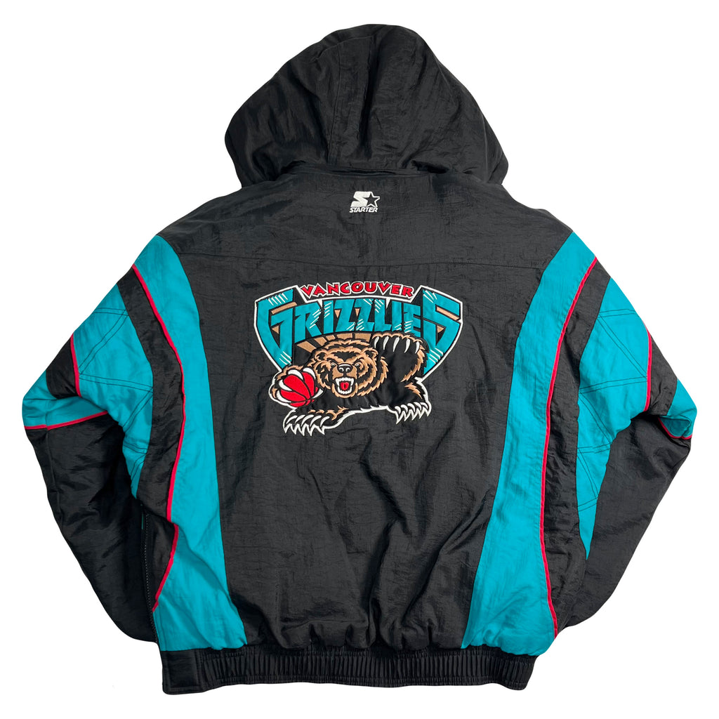 Vintage Starter Vancouver Grizzlies Puffer Jacket L