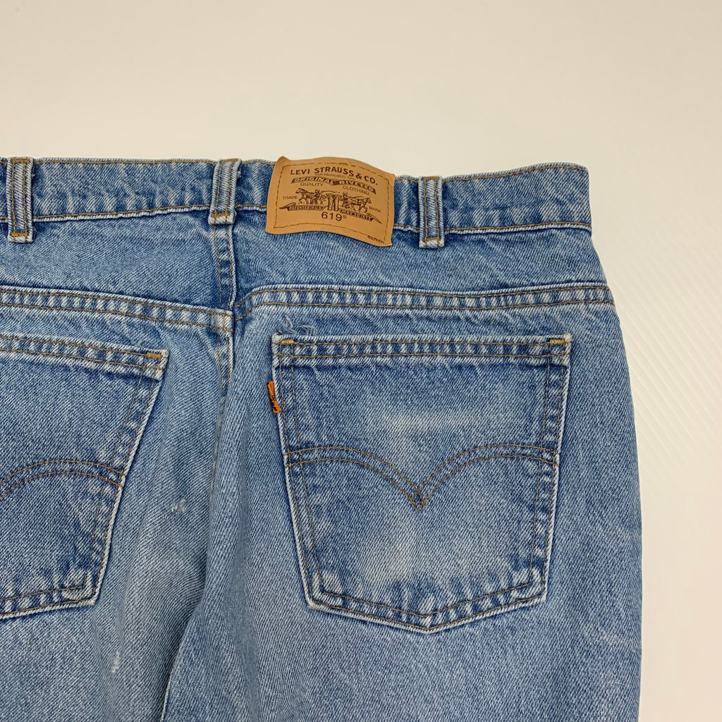 Vintage Light Wash Levi’s Orange Tab 619 33x33.5