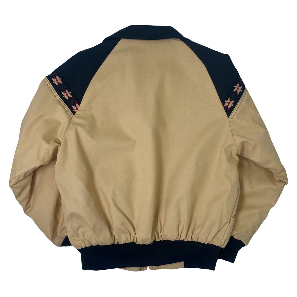 Vintage Canyon Guide Western Pattern Blanket Lined Jacket L