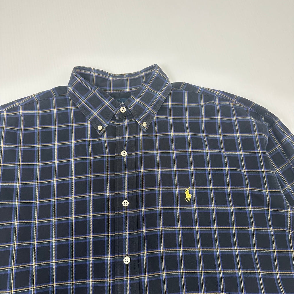 Vintage Polo Ralph Lauren Blake Plaid Button Up Shirt L